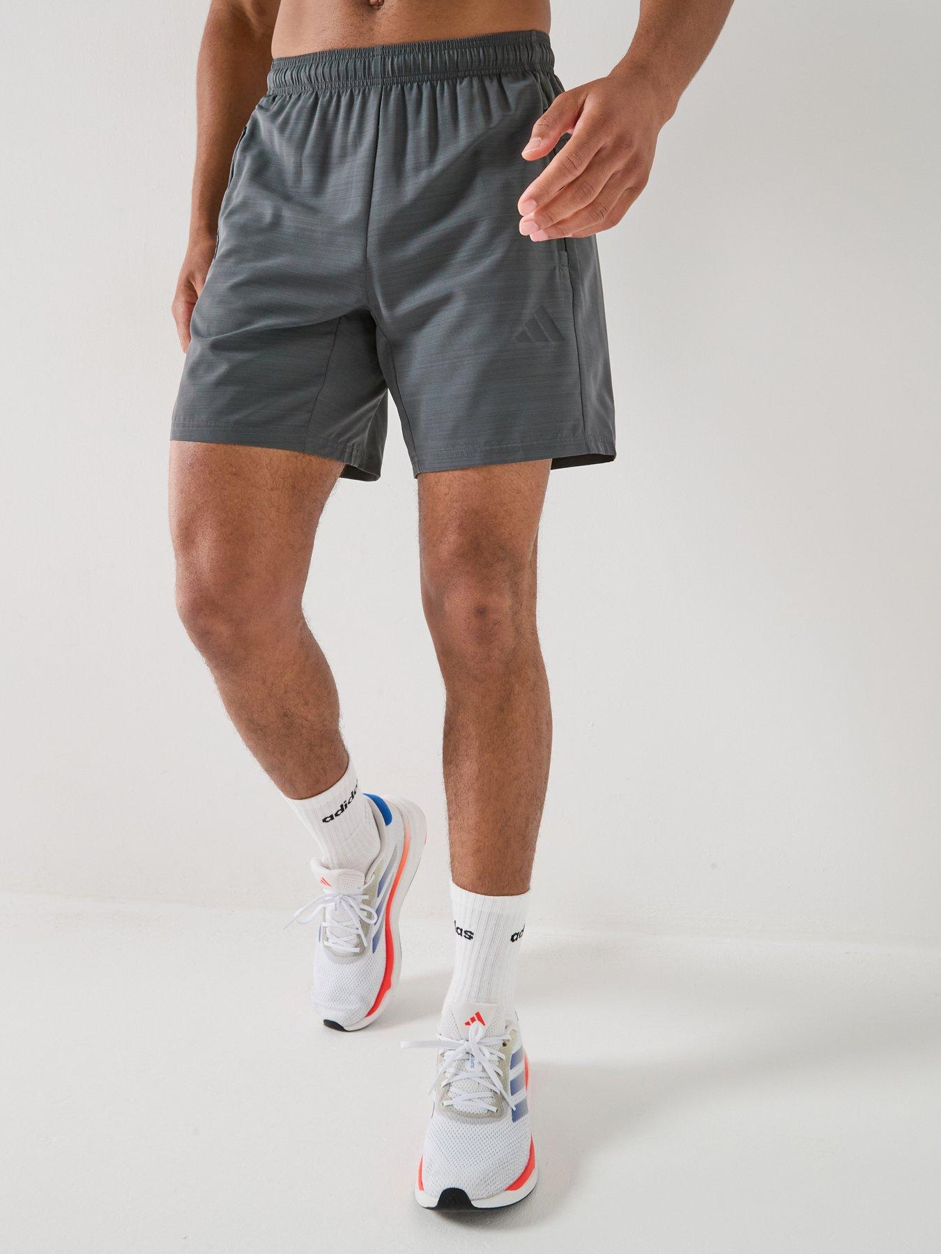 Image 1 of 6 of adidas Mens Training Workout Essentials Shorts - Black