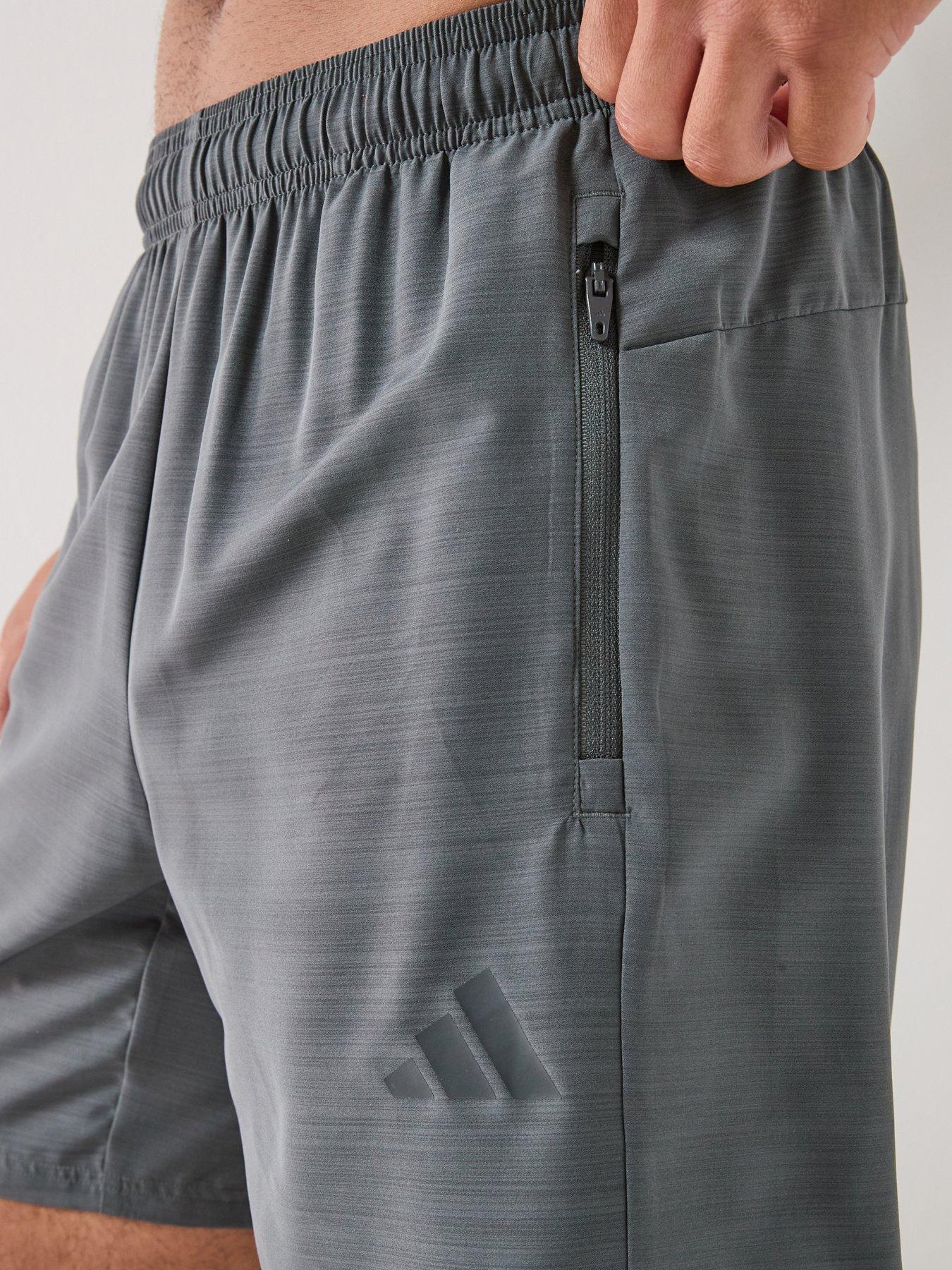 Image 4 of 6 of adidas Mens Training Workout Essentials Shorts - Black