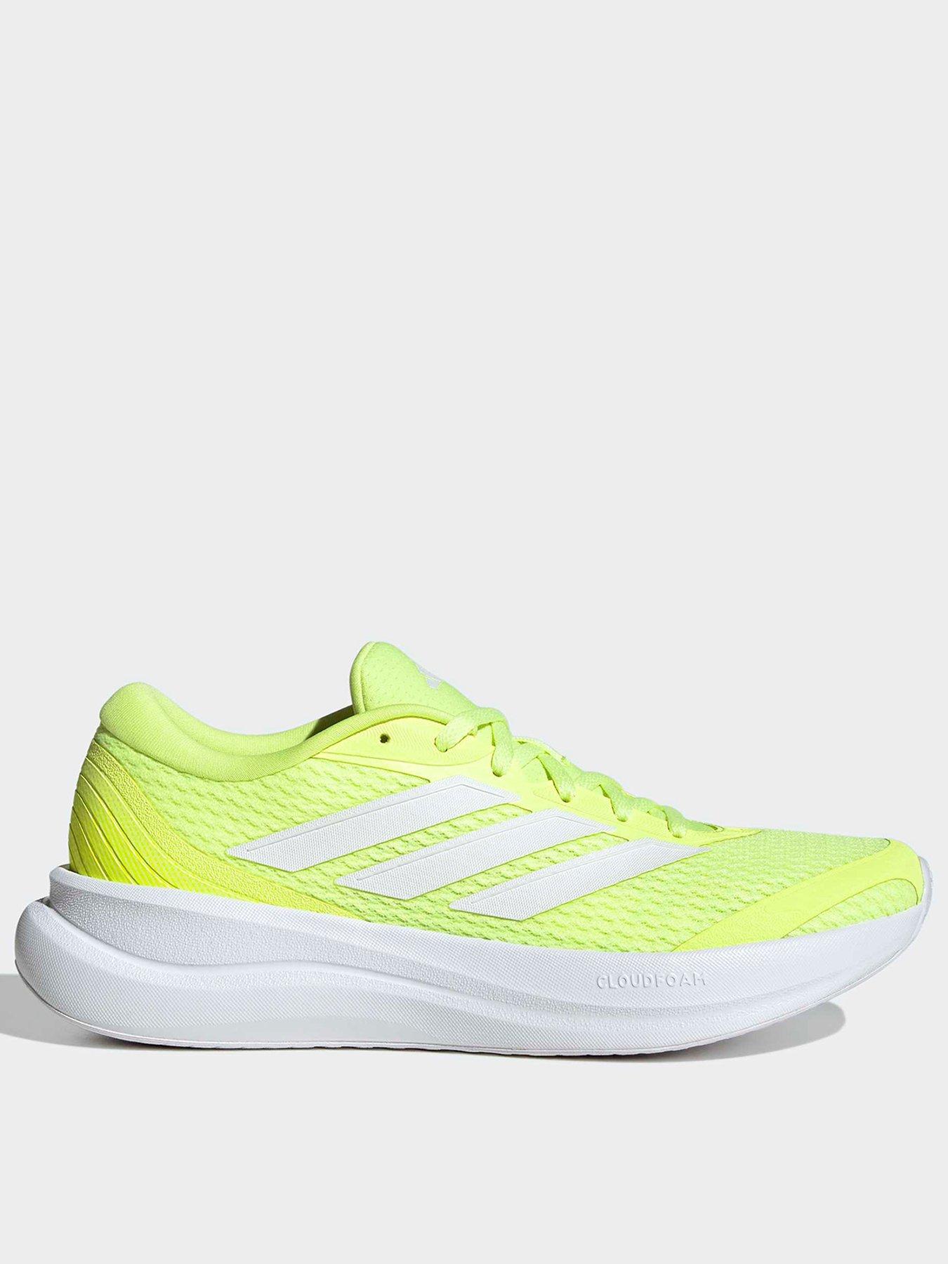 adidas Womens Running Runfalcon 6 Trainer, Yellow, Size 4.5, Women
