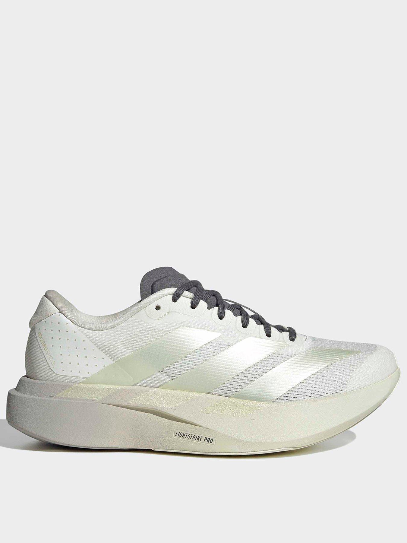 adidas Womens Running Adizero Evo Sl Trainer, White, Size 4.5, Women