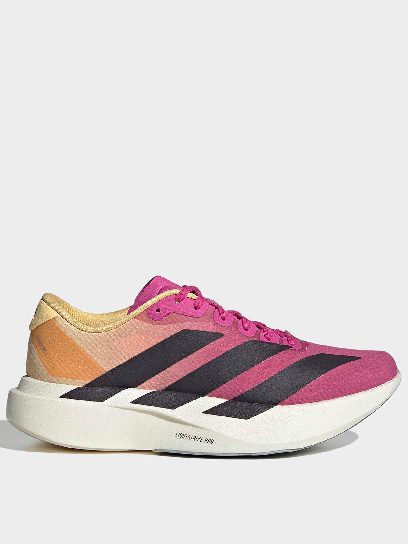 adidas Womens Running Adizero Evo Sl Woven Trainer, Orange, Size 4.5, Women
