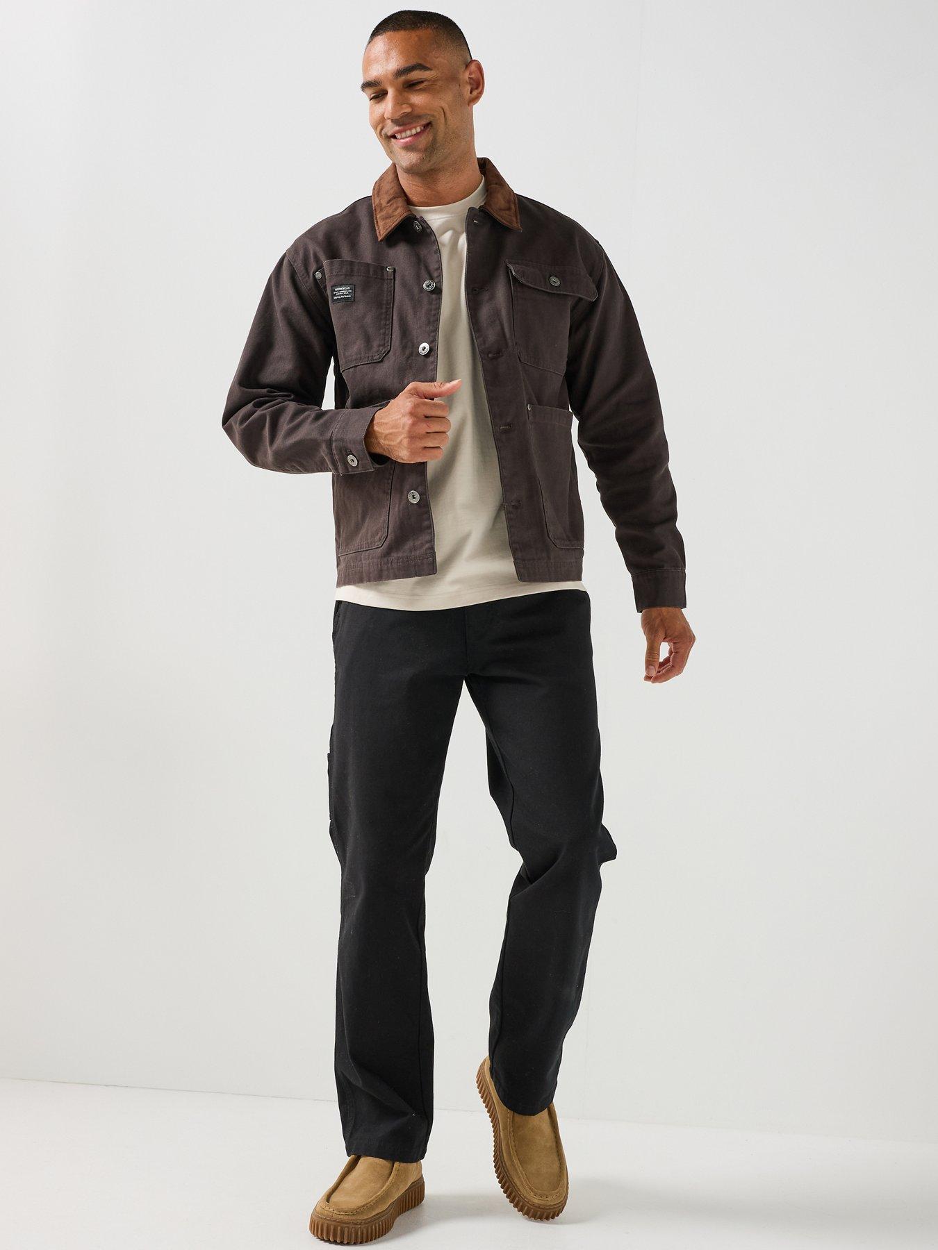 Image 3 of 6 of ONLY & SONS Ricky Cotton Jacket - Licorice