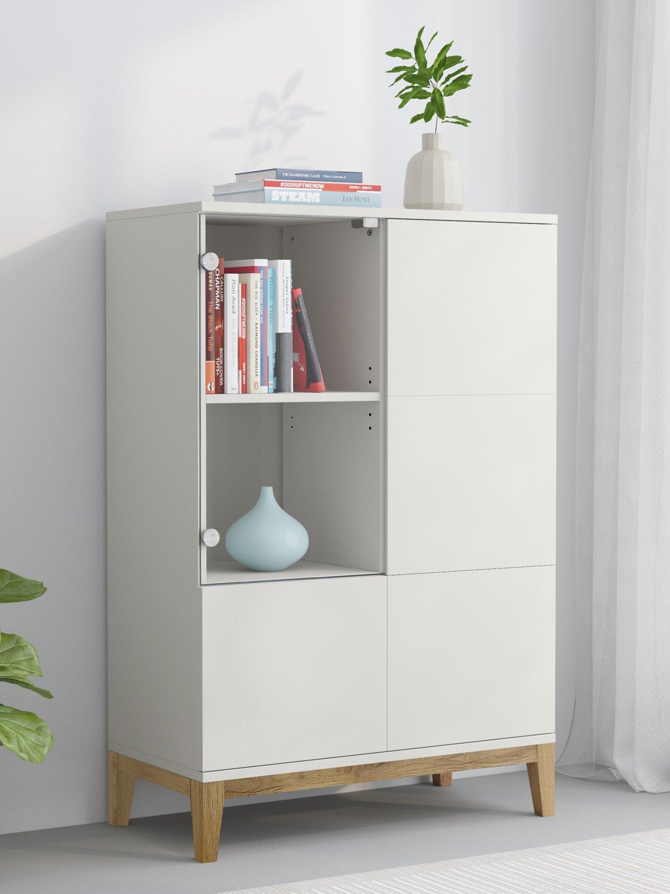 Cosmoliving By Cosmopolitan Pelle Cabinet