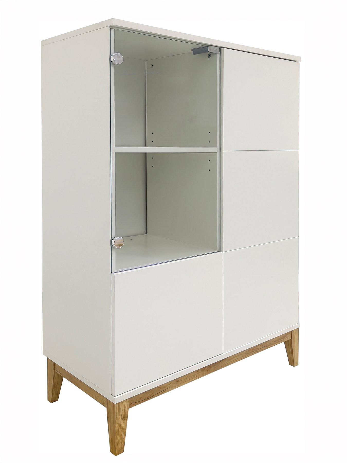 Image 3 of 7 of Dorel Home Pelle Cabinet - White