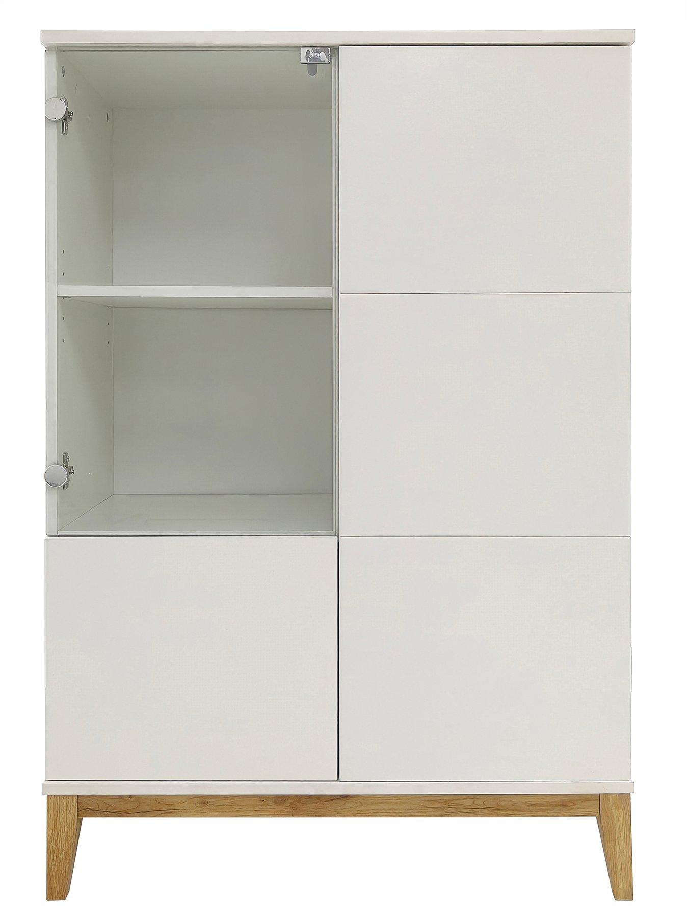 Image 4 of 7 of Dorel Home Pelle Cabinet - White