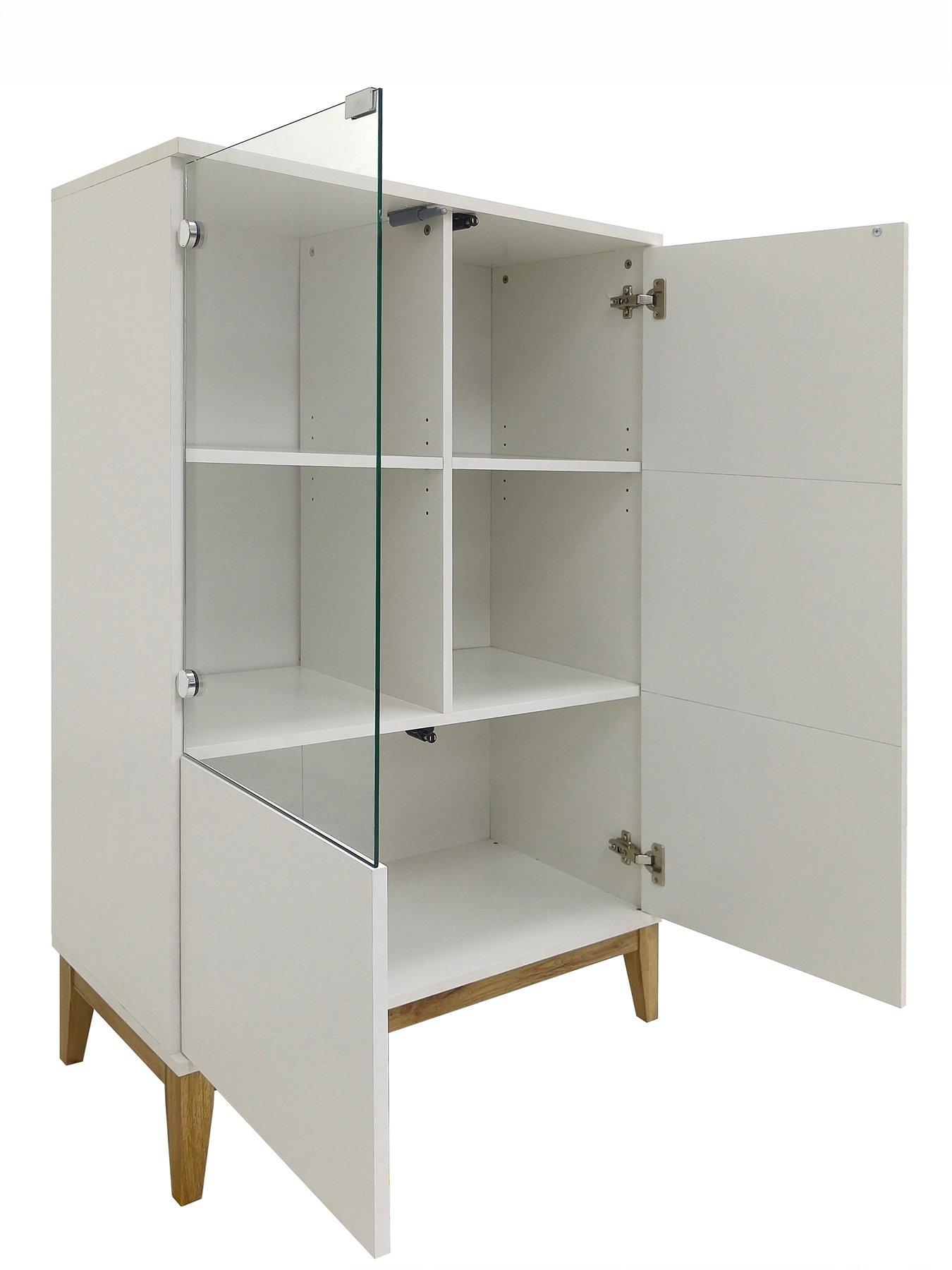 Image 5 of 7 of Dorel Home Pelle Cabinet - White