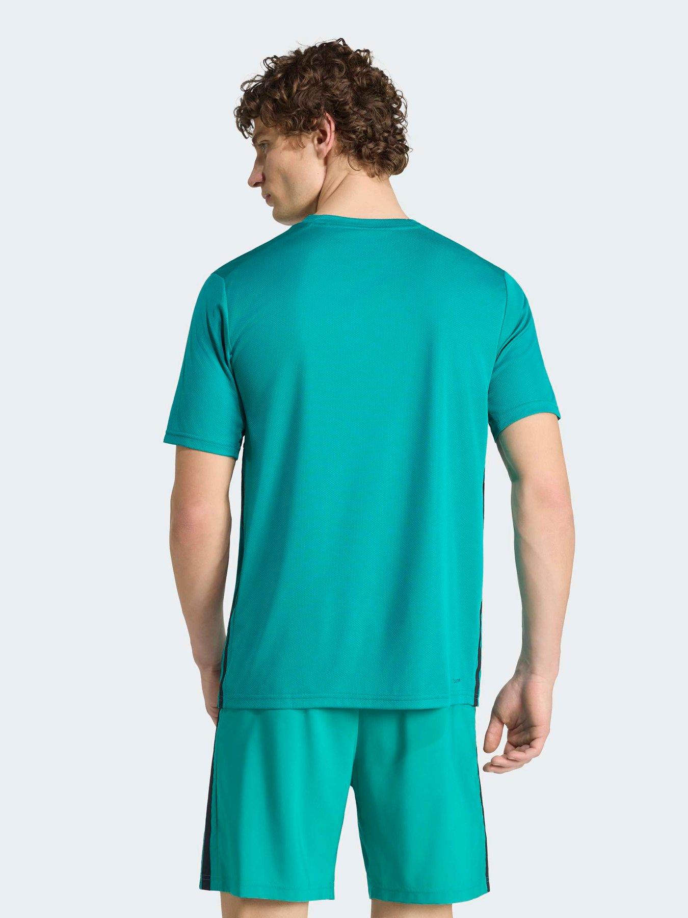 Image 2 of 5 of adidas Mens Training Workout Essentials T-shirt - Green