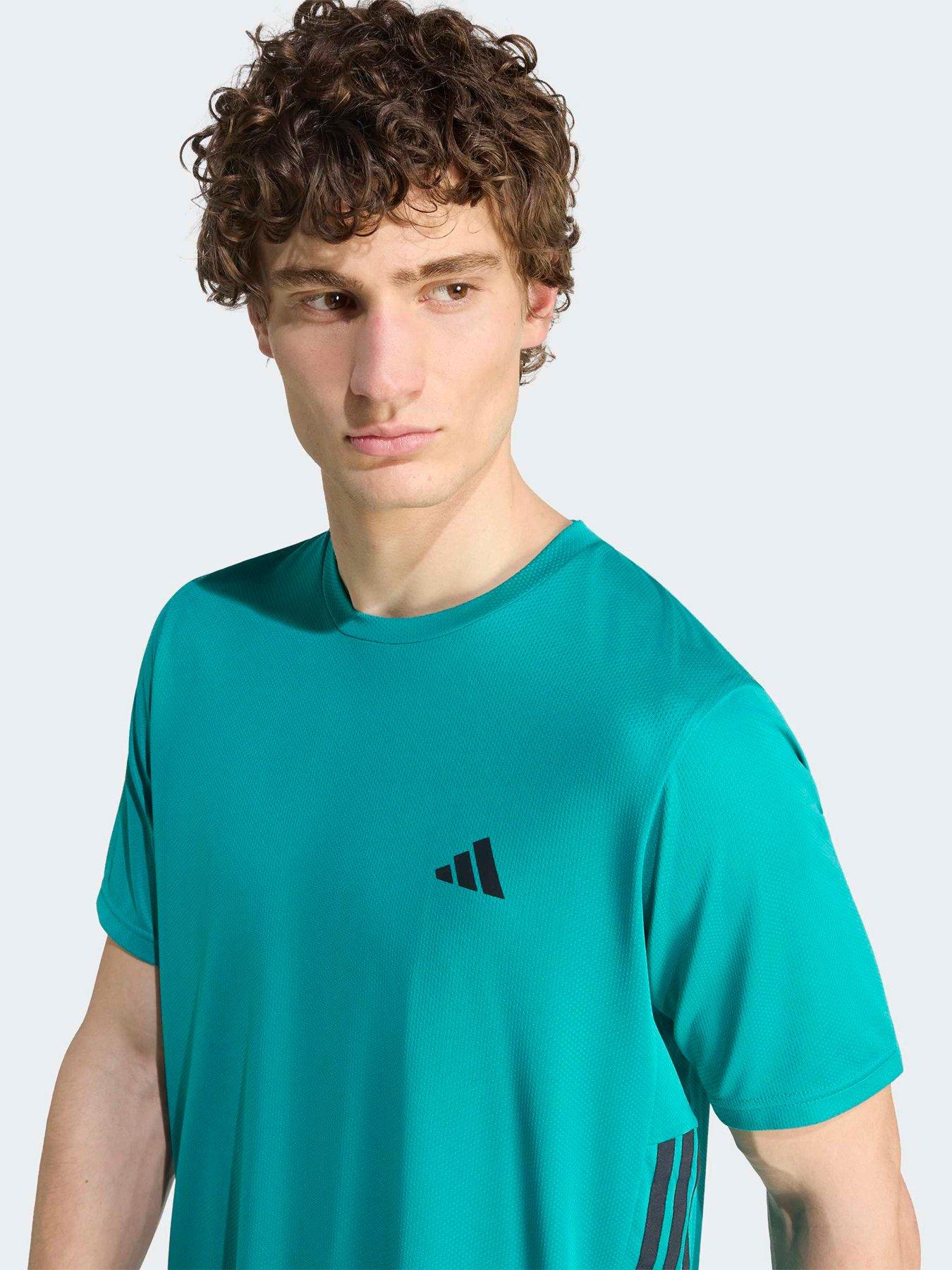 Image 4 of 5 of adidas Mens Training Workout Essentials T-shirt - Green