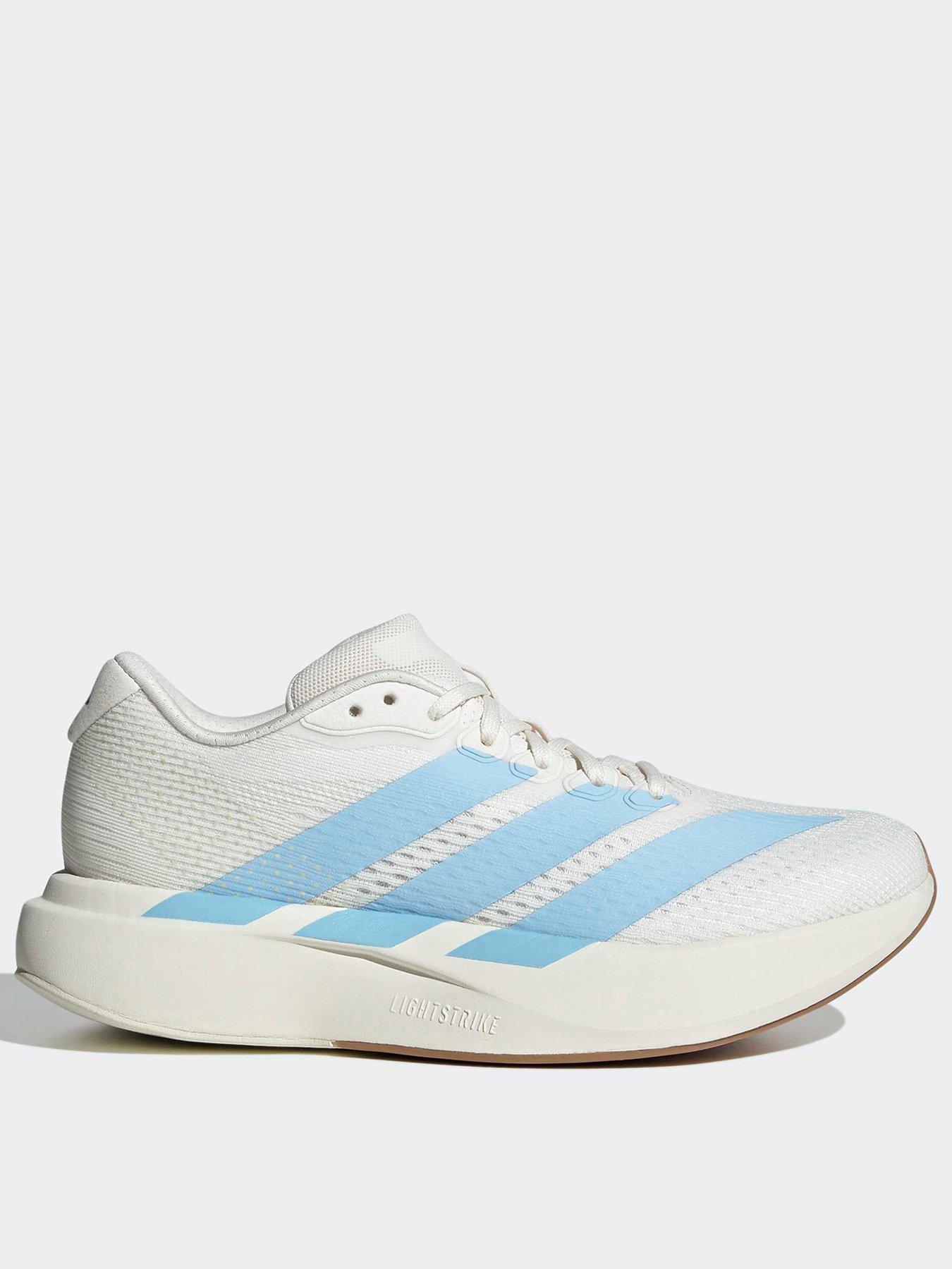 Image 1 of 6 of adidas Womens Adizero Pacer Trainer - White/ Blue