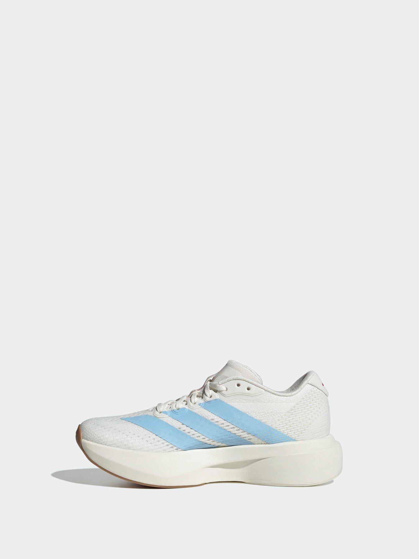 Image 6 of 6 of adidas Womens Adizero Pacer Trainer - White/ Blue