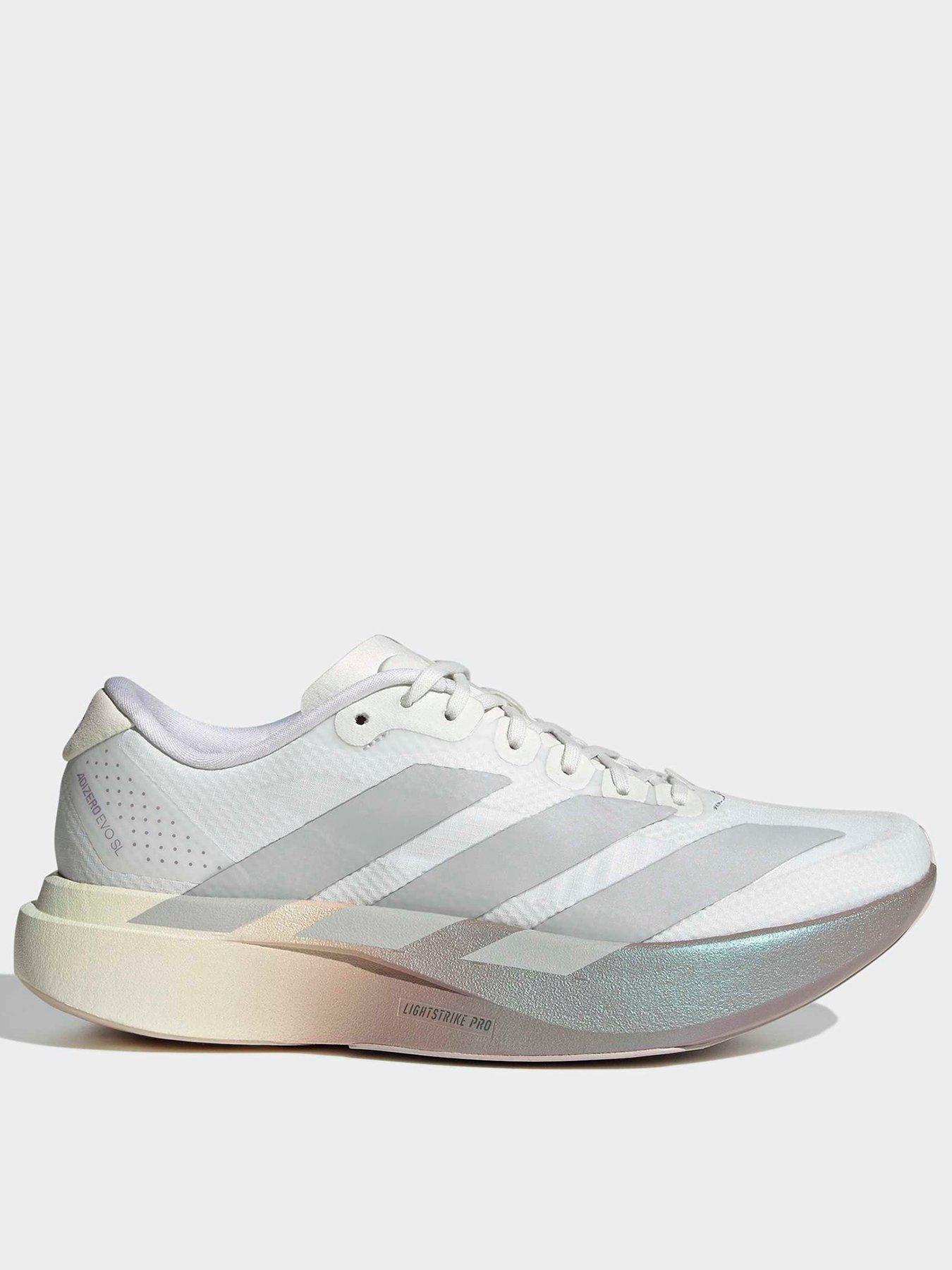 adidas Womens Running Adizero Evo Sl Woven Trainer - White