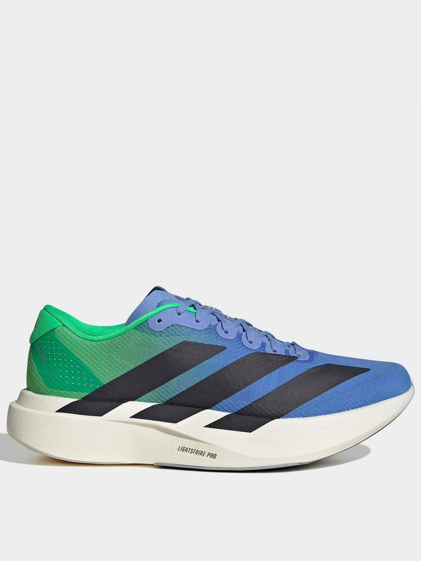 adidas Mens Running Adizero Evo Sl Woven Trainer, Blue, Size 9.5, Men