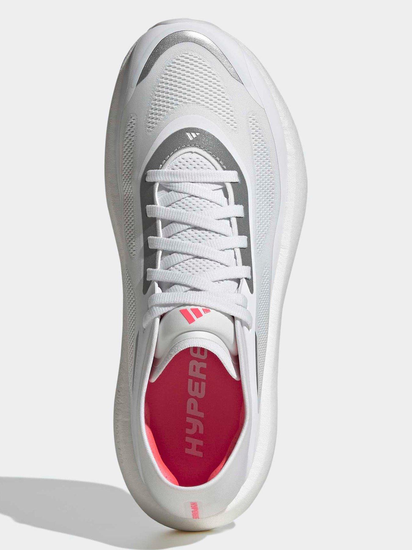 Image 4 of 7 of adidas Womens Running Hyperboost Run Trainer - White