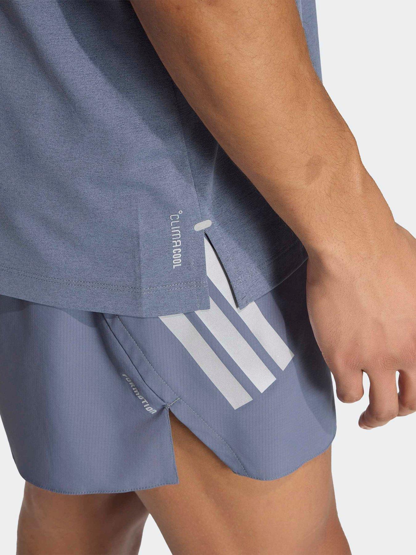 Image 4 of 5 of adidas Men's adi365 CLIMACOOL Running T-Shirt - Grey
