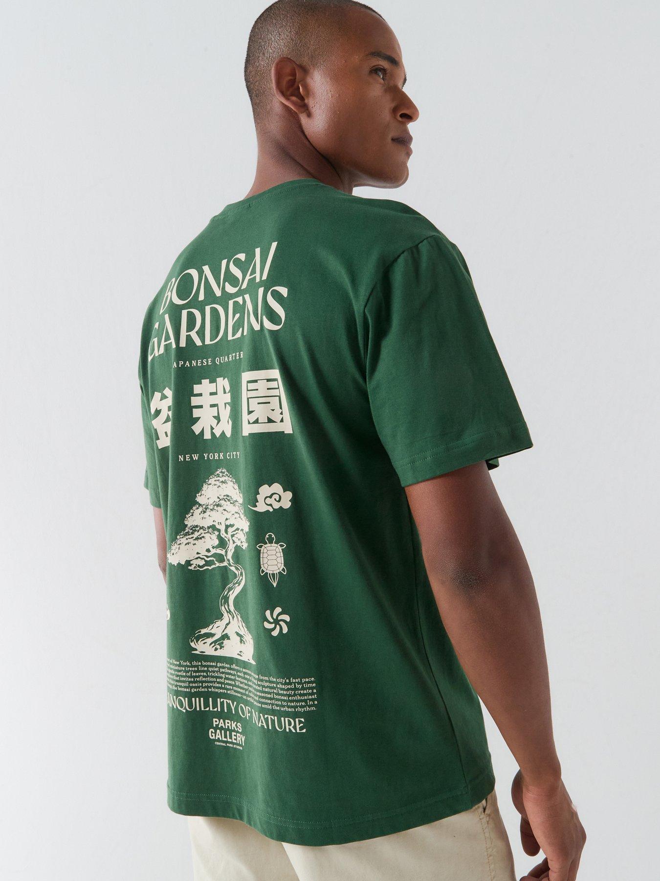 ONLY & SONS Axel Bonsai Graphic T-Shirt - Pineneedle
