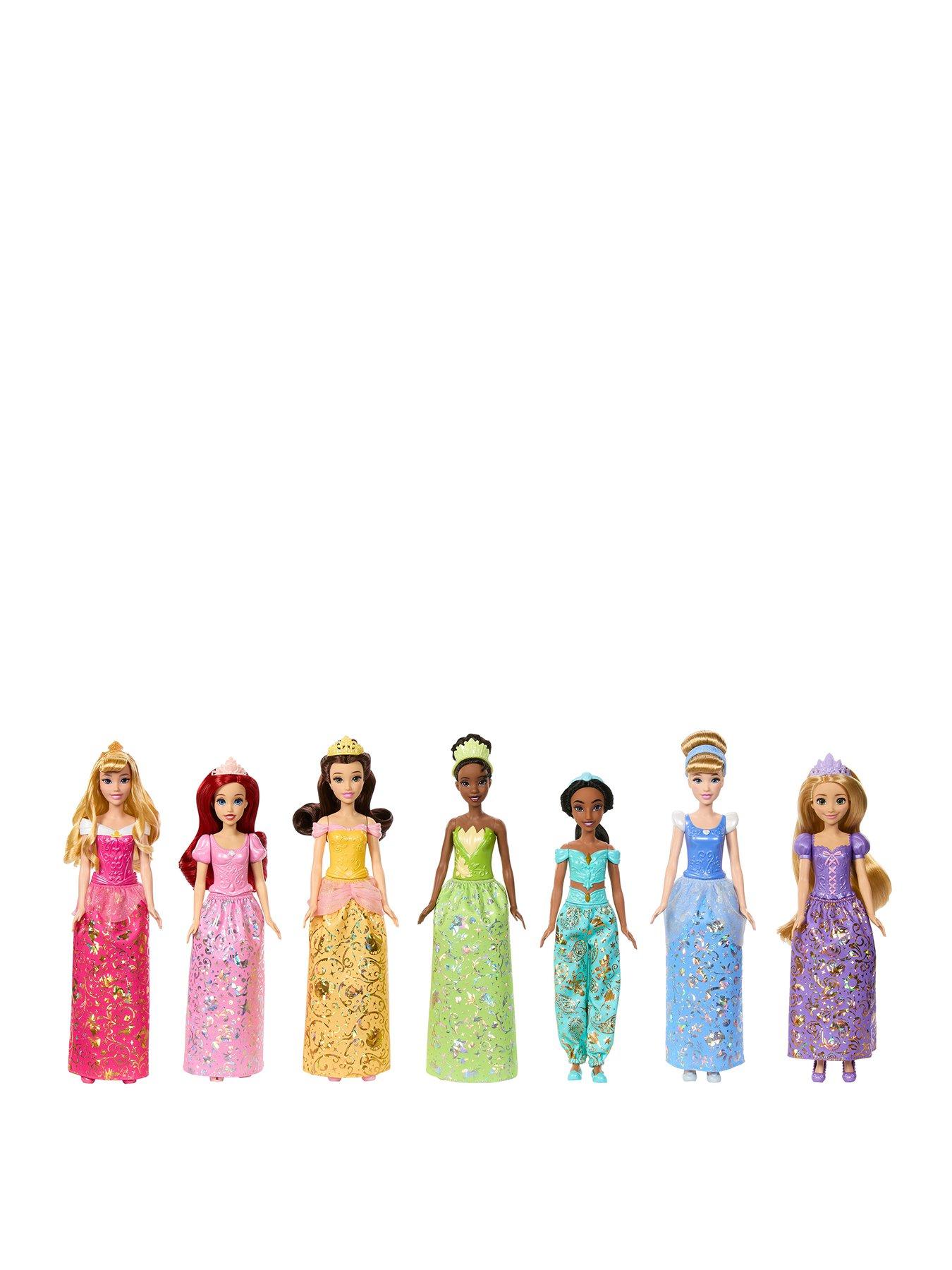 Disney Princess Story Sparkle Princess Doll 7-Pack Gift Set