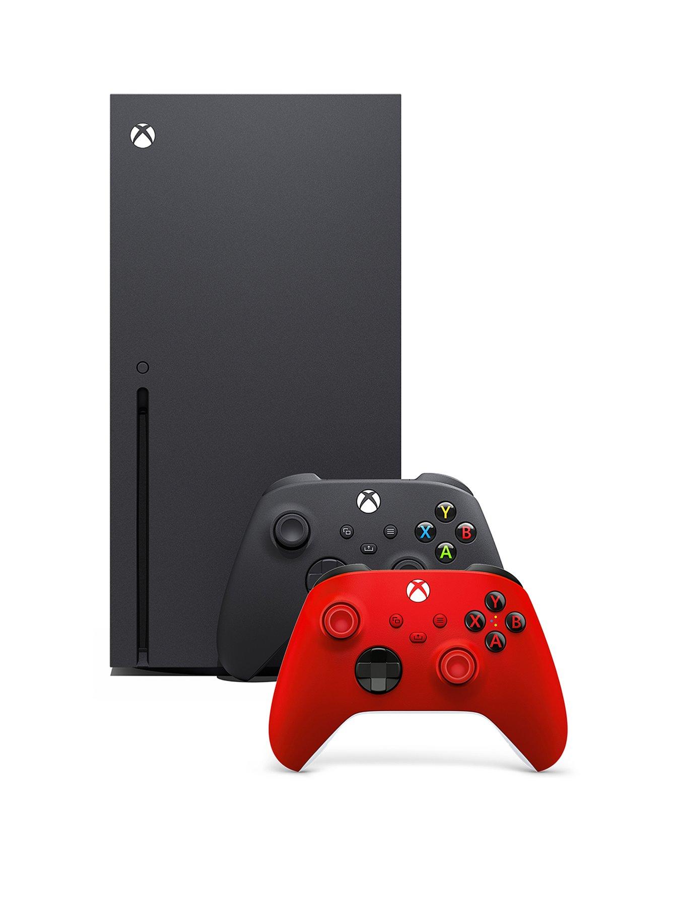 Xbox Series X 1TB (Black) + Pulse Red Controller