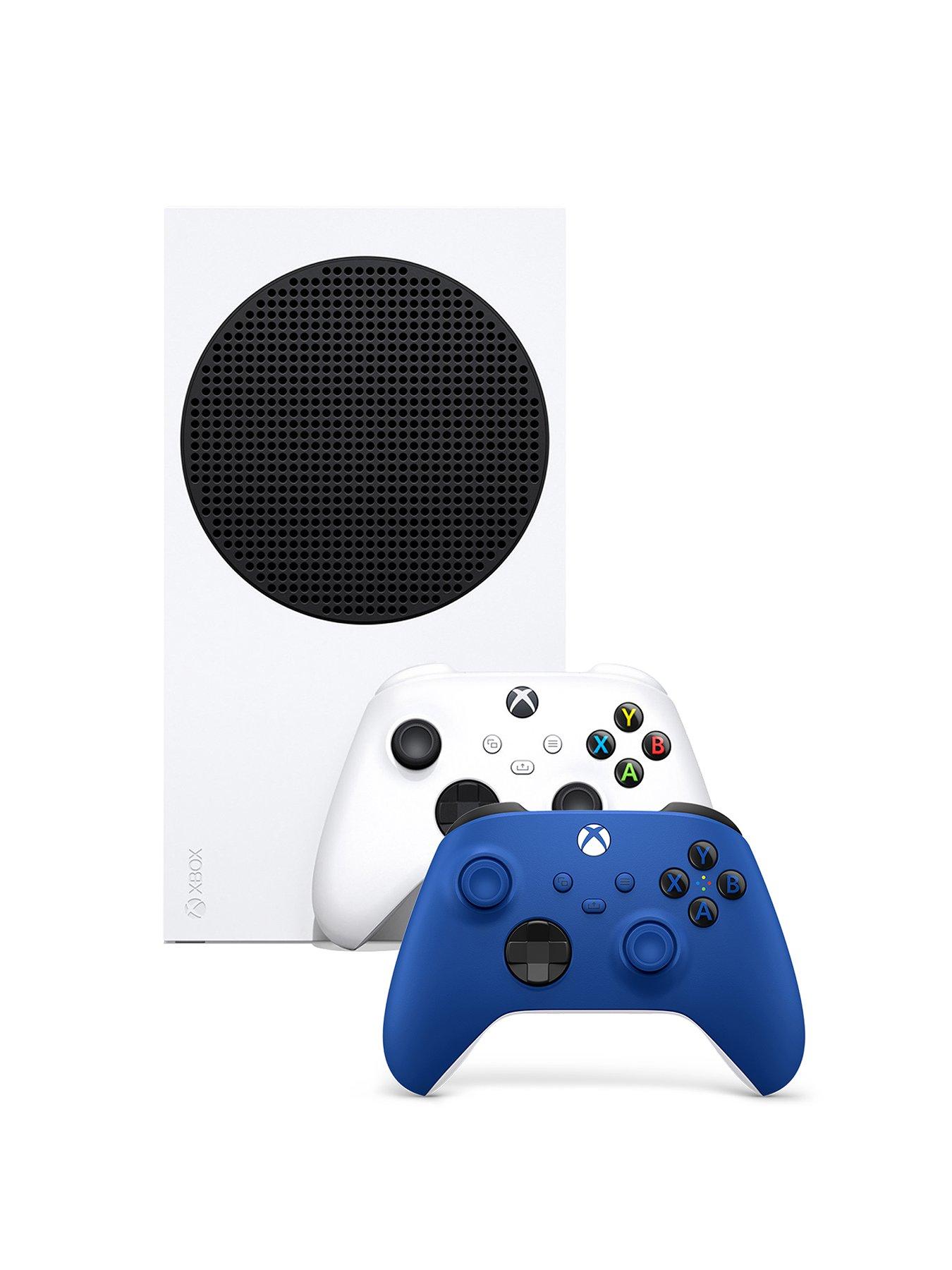 Xbox Series S 1TB 9 (White) + Shock Blue Controller