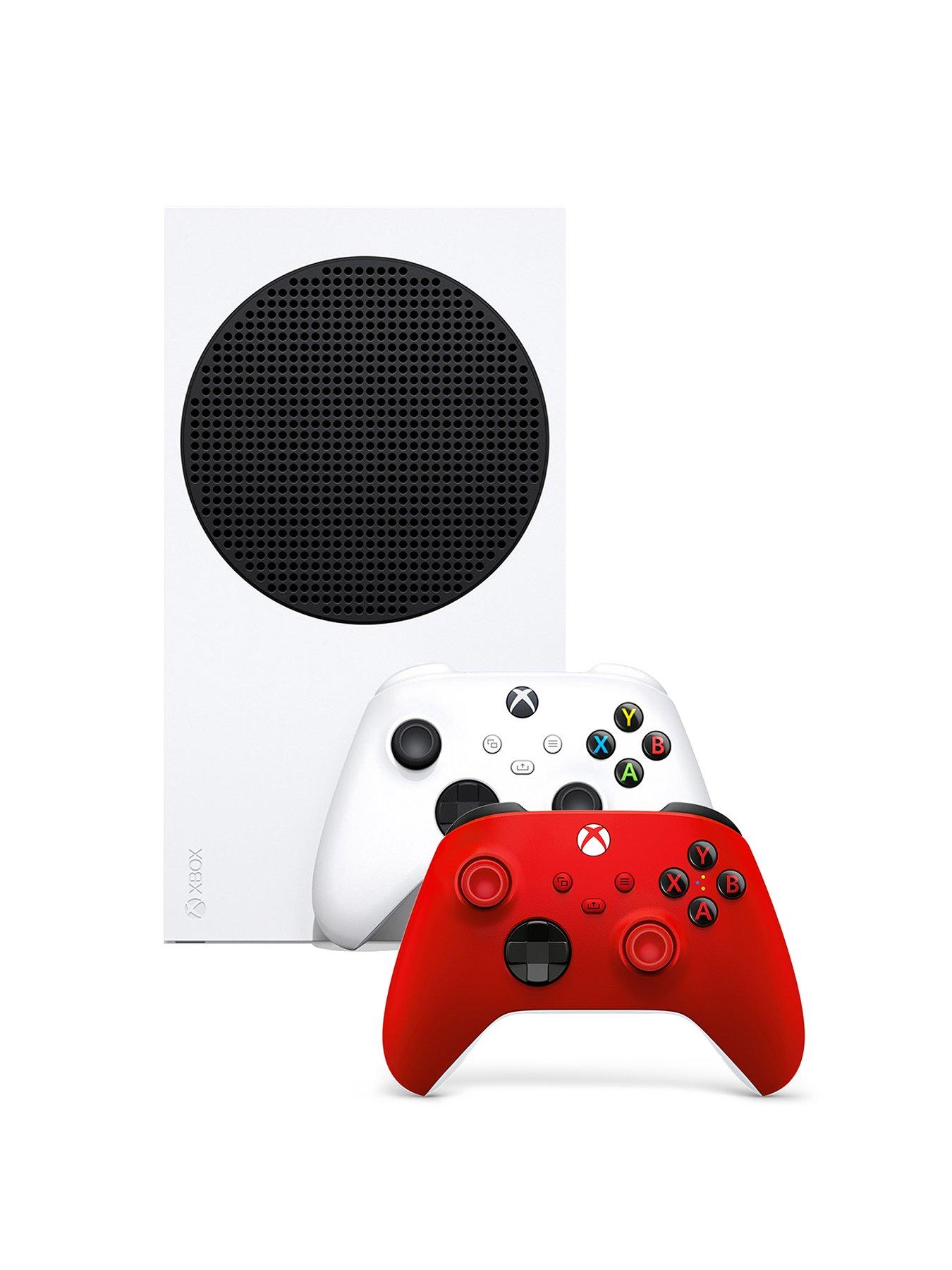 Xbox Series S 1TB 9 (White) + Pulse Red Controller