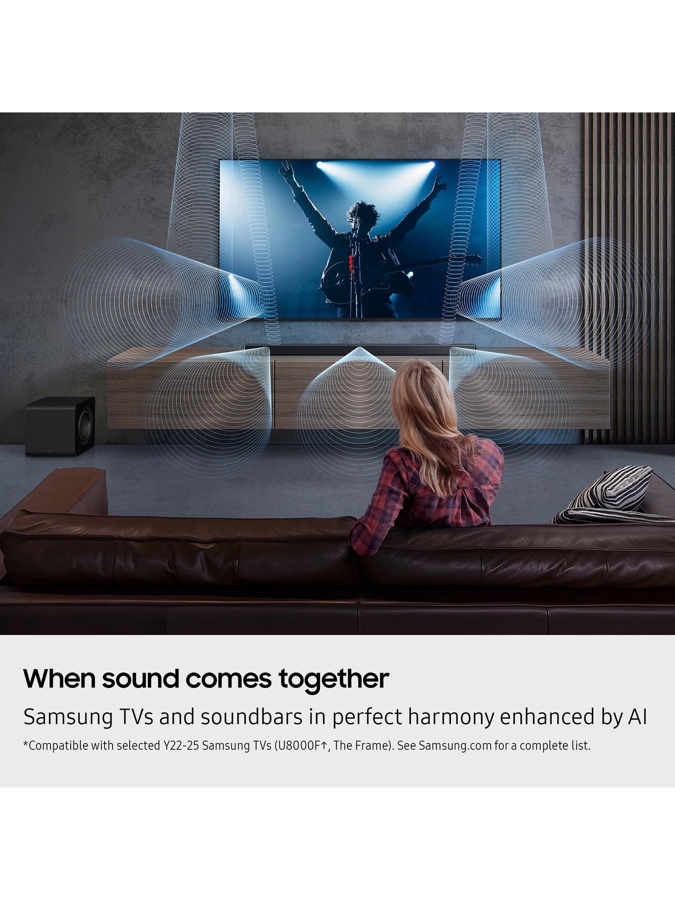 Image 6 of 8 of Samsung TV &amp; Soundbar Package - QE55S85F, 55 inch, OLED 4K, Smart TV and HW-QS700F/XU 3.1.2-channel Q-Series Soundbar with Subwoofer