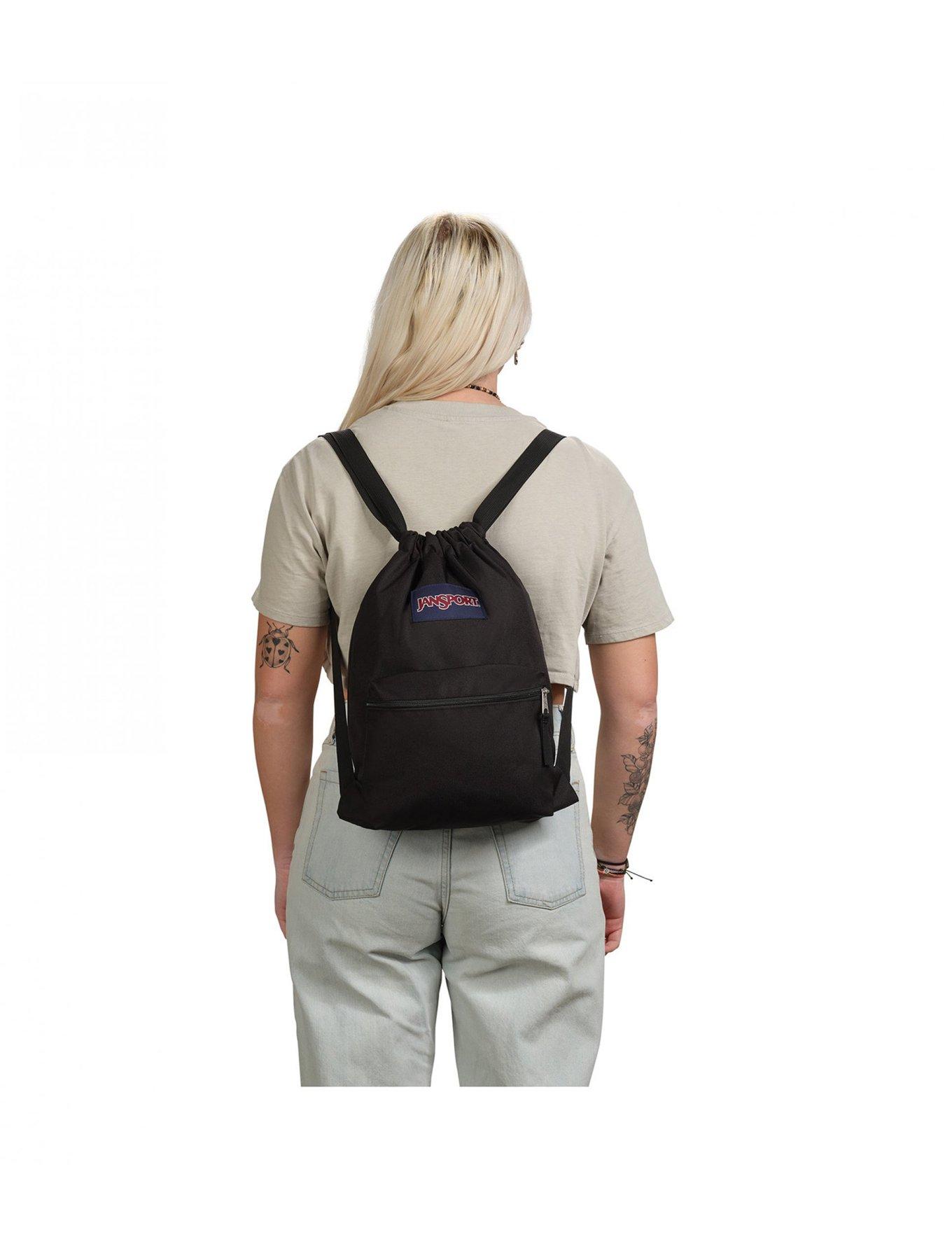 Image 5 of 5 of JanSport Drawsack Black