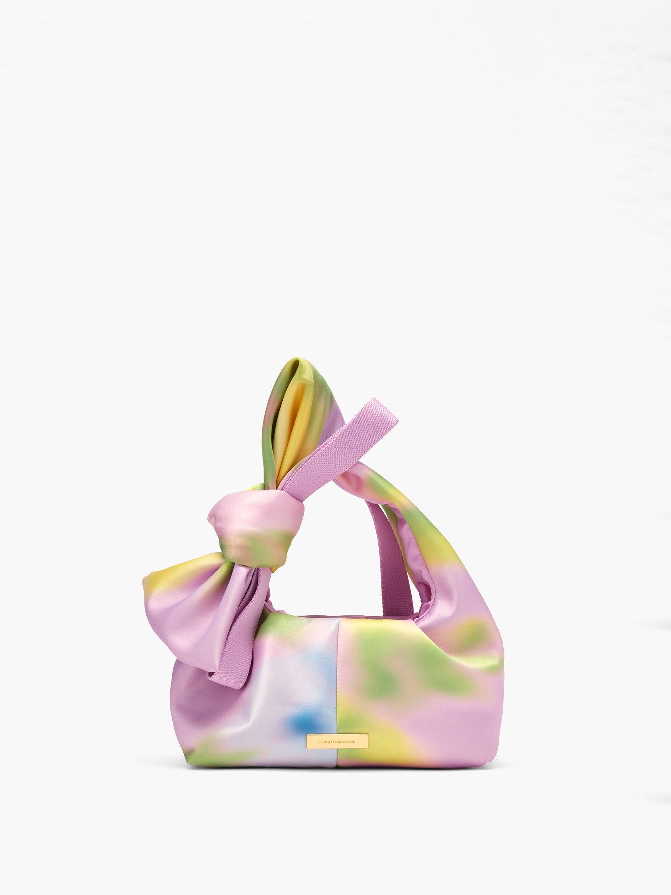 Image 2 of 5 of MARC JACOBS Tie-Dye Bow Top Handle Bag - Pink