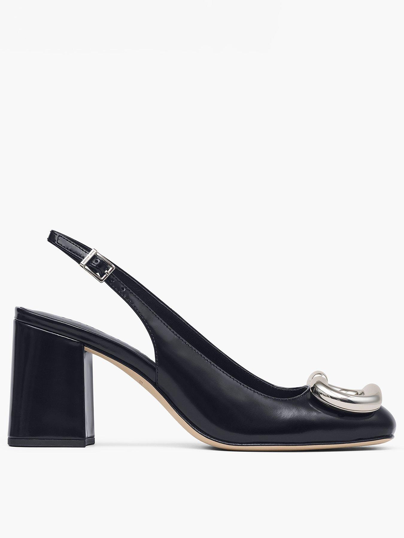 Image 3 of 4 of MARC JACOBS The Slingback Shoes - Black