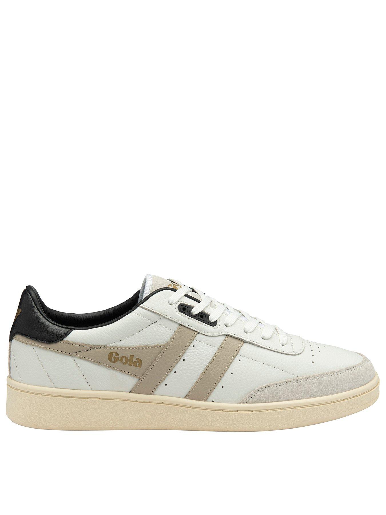 Gola Mens Contact Leather, Black, Size 9, Men