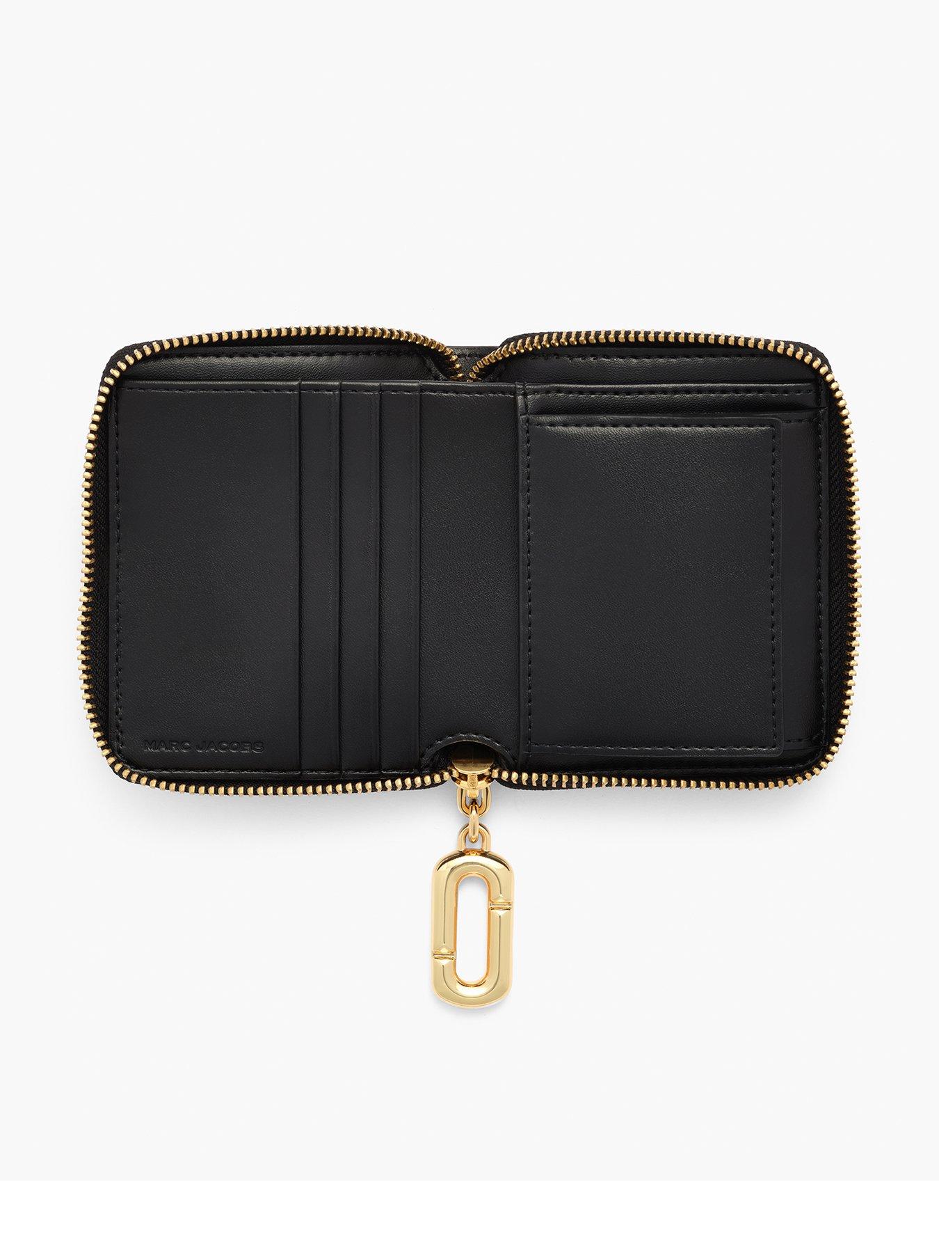 Image 3 of 4 of MARC JACOBS Scene Slim Compact Wallet - Black