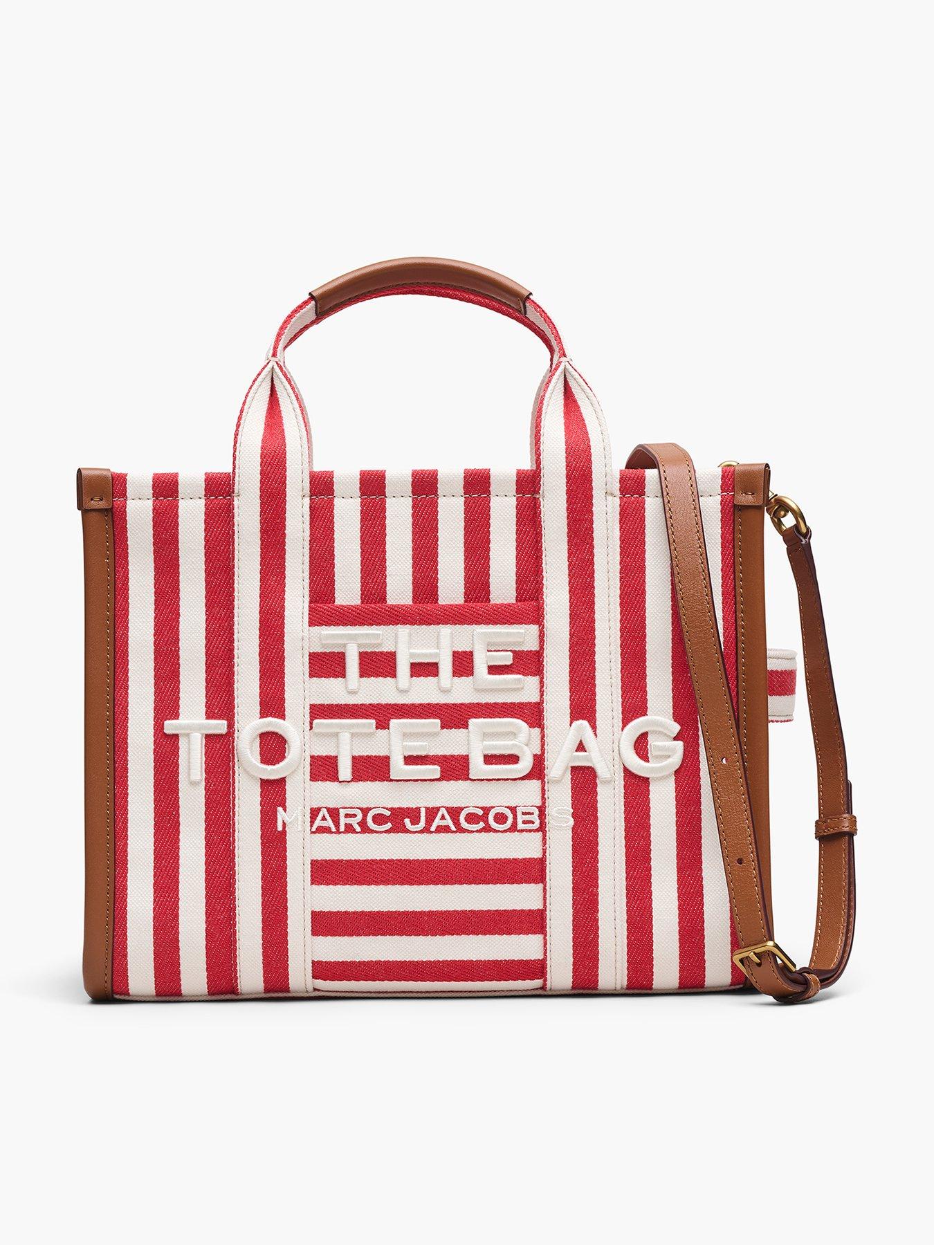 MARC JACOBS The Stripe Canvas Medium Tote Bag