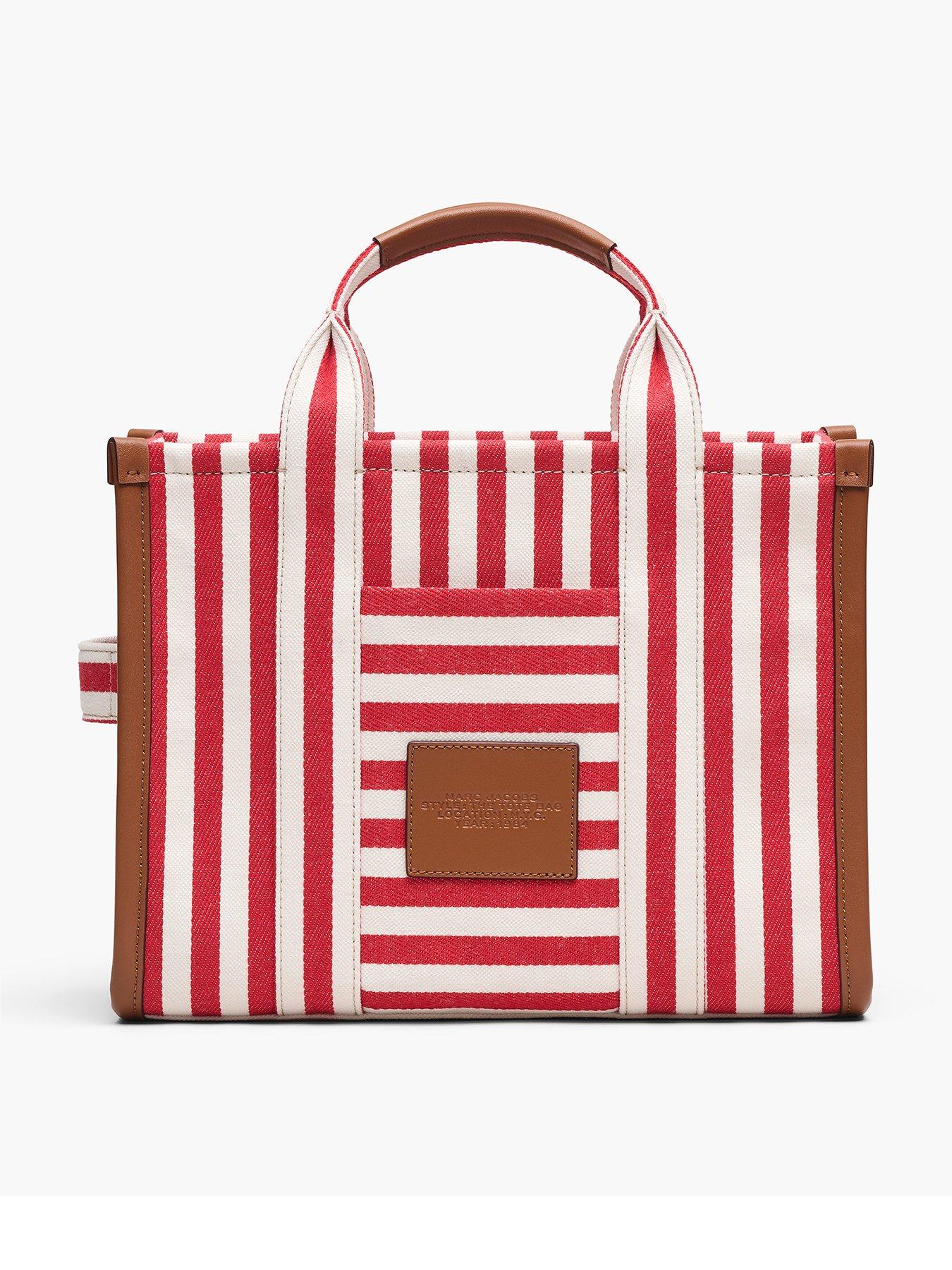 Image 3 of 4 of MARC JACOBS The Stripe Canvas Medium Tote Bag