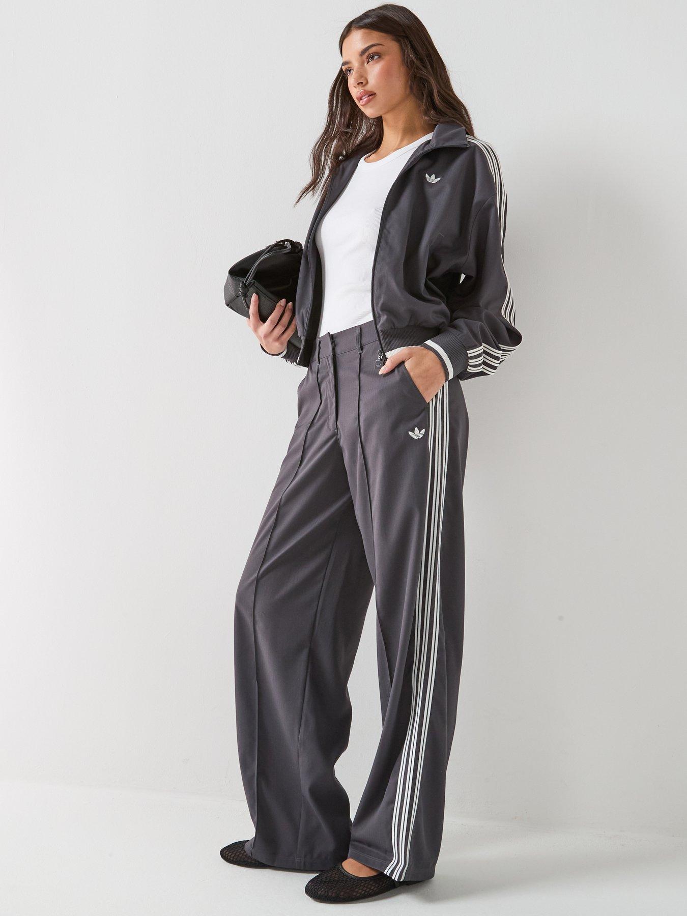 Image 4 of 6 of adidas Originals Womens Firebird Track Pants - Grey