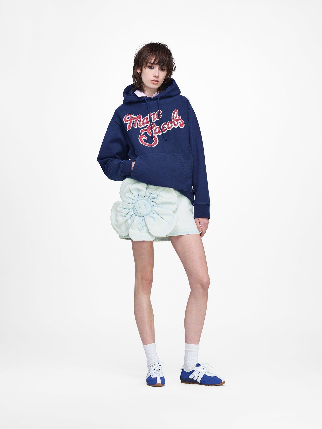 Image 3 of 4 of MARC JACOBS Logo Hoodie - Navy
