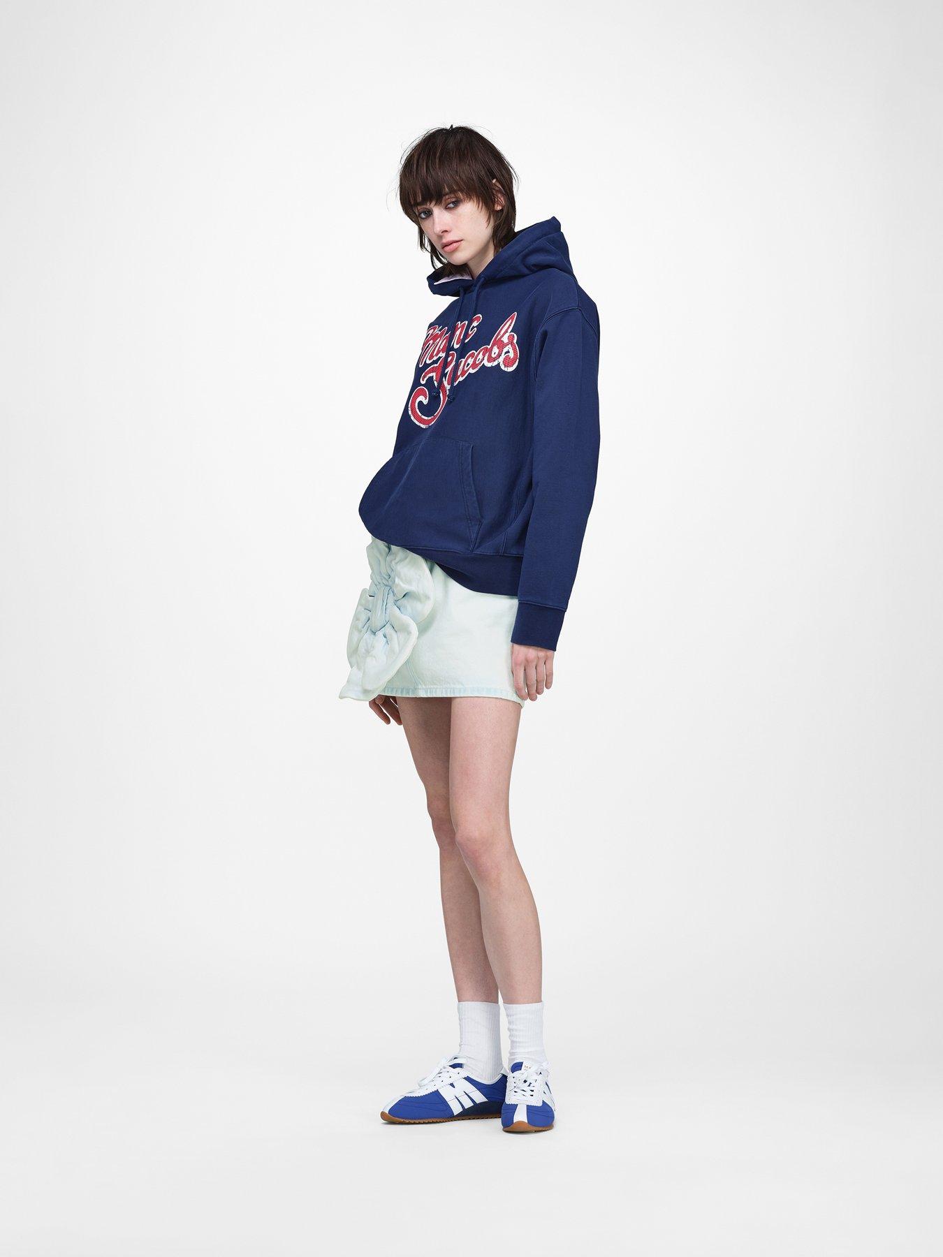 Image 4 of 4 of MARC JACOBS Logo Hoodie - Navy