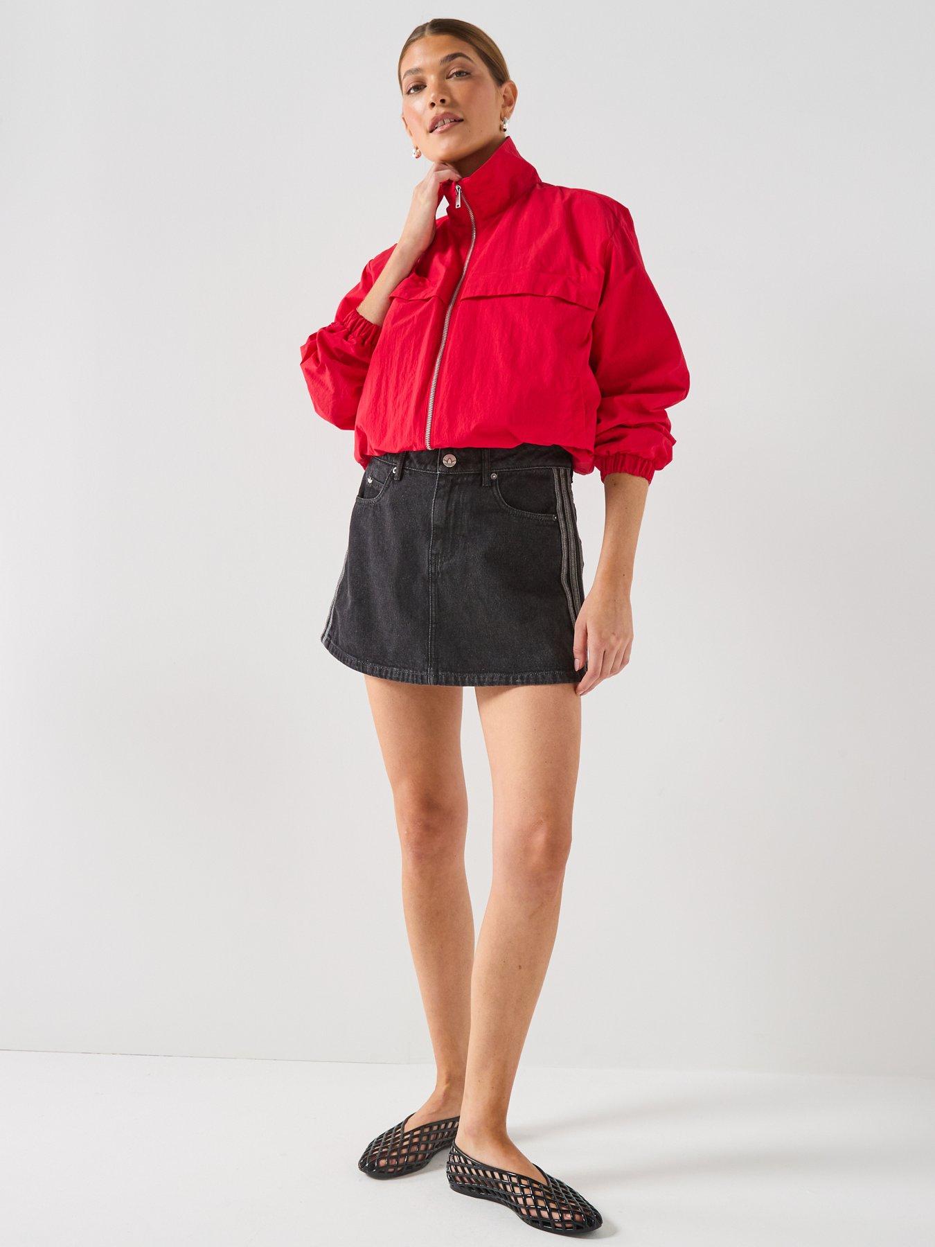 Image 3 of 6 of adidas Originals Womens 3 Stripe Skirt - Black