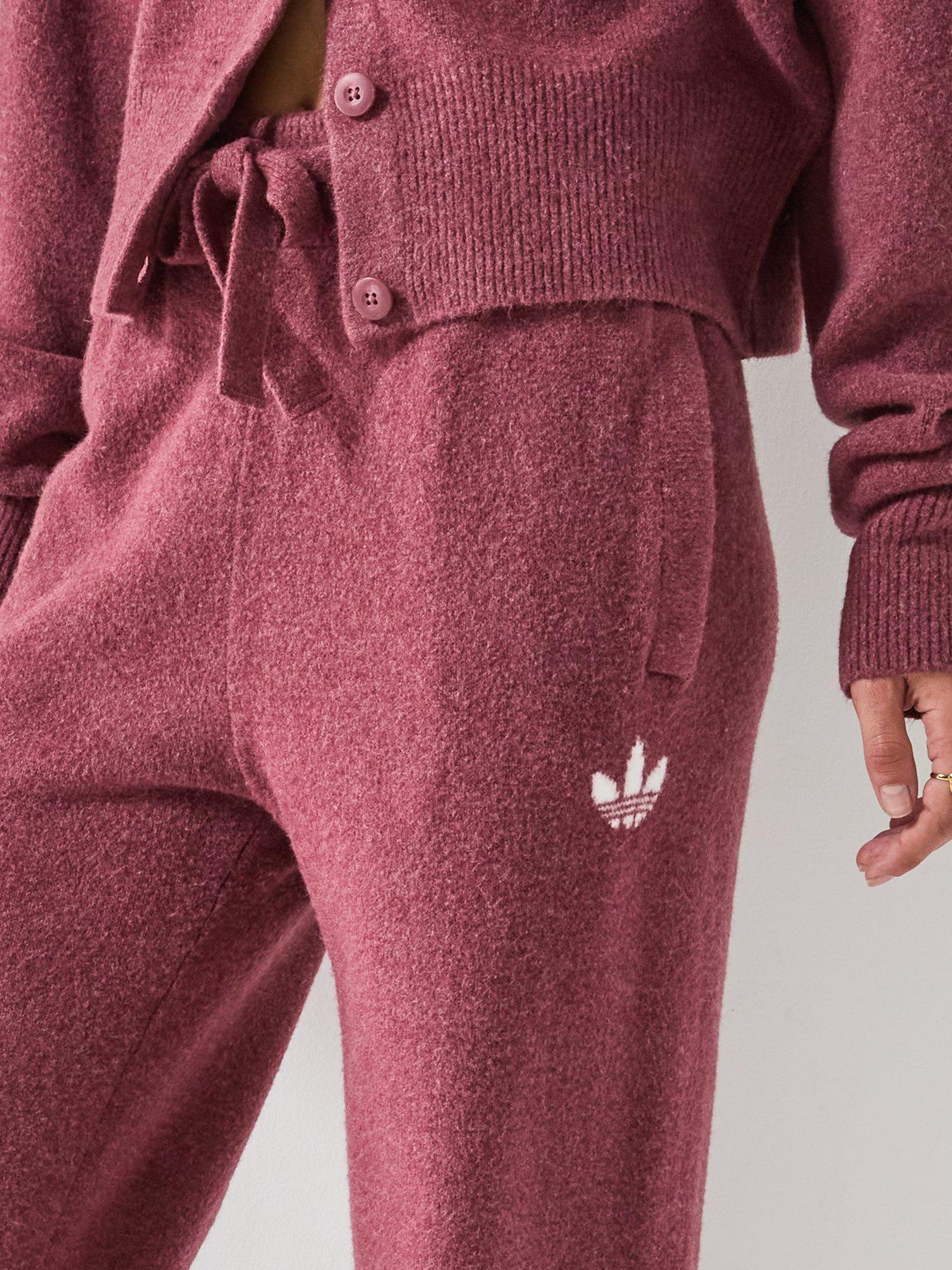 Image 6 of 6 of adidas Originals Womens Essentials Knit Pant - Burgundy