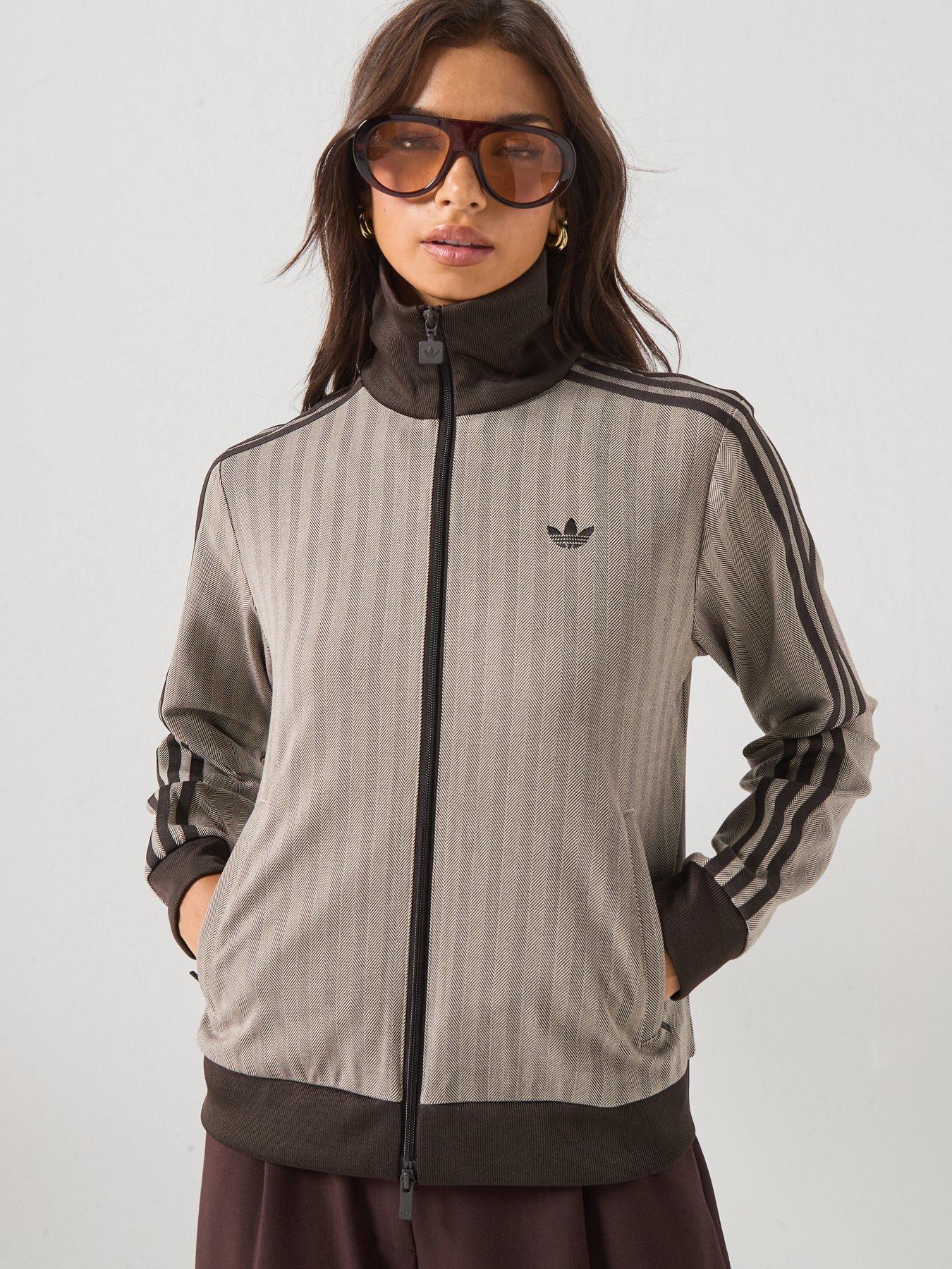 adidas Originals Womens Classic Track Top - Brown