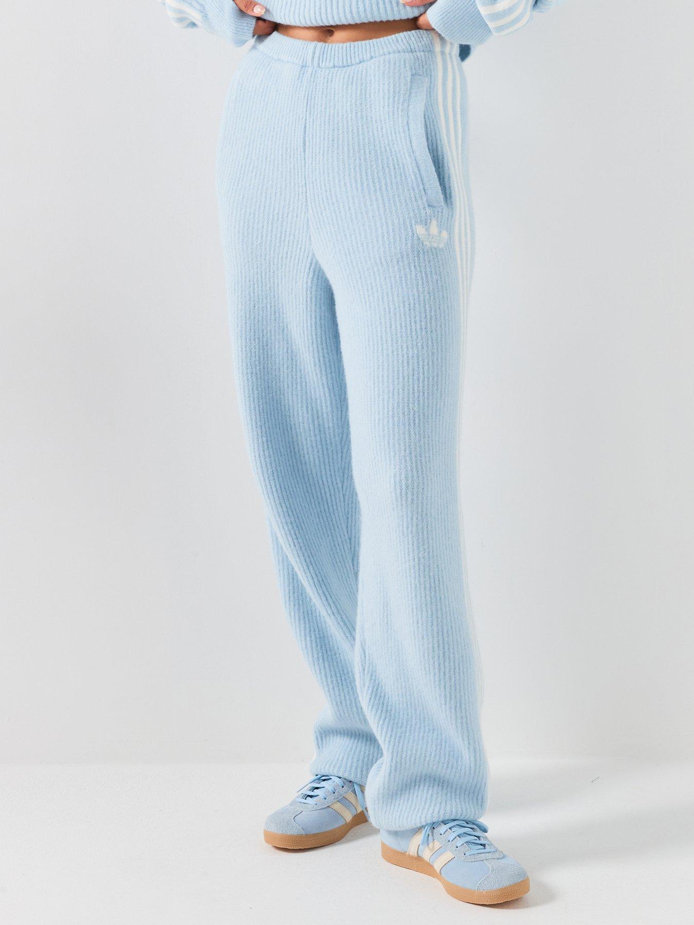 Image 1 of 6 of adidas Originals Womens Knit Pants - Blue