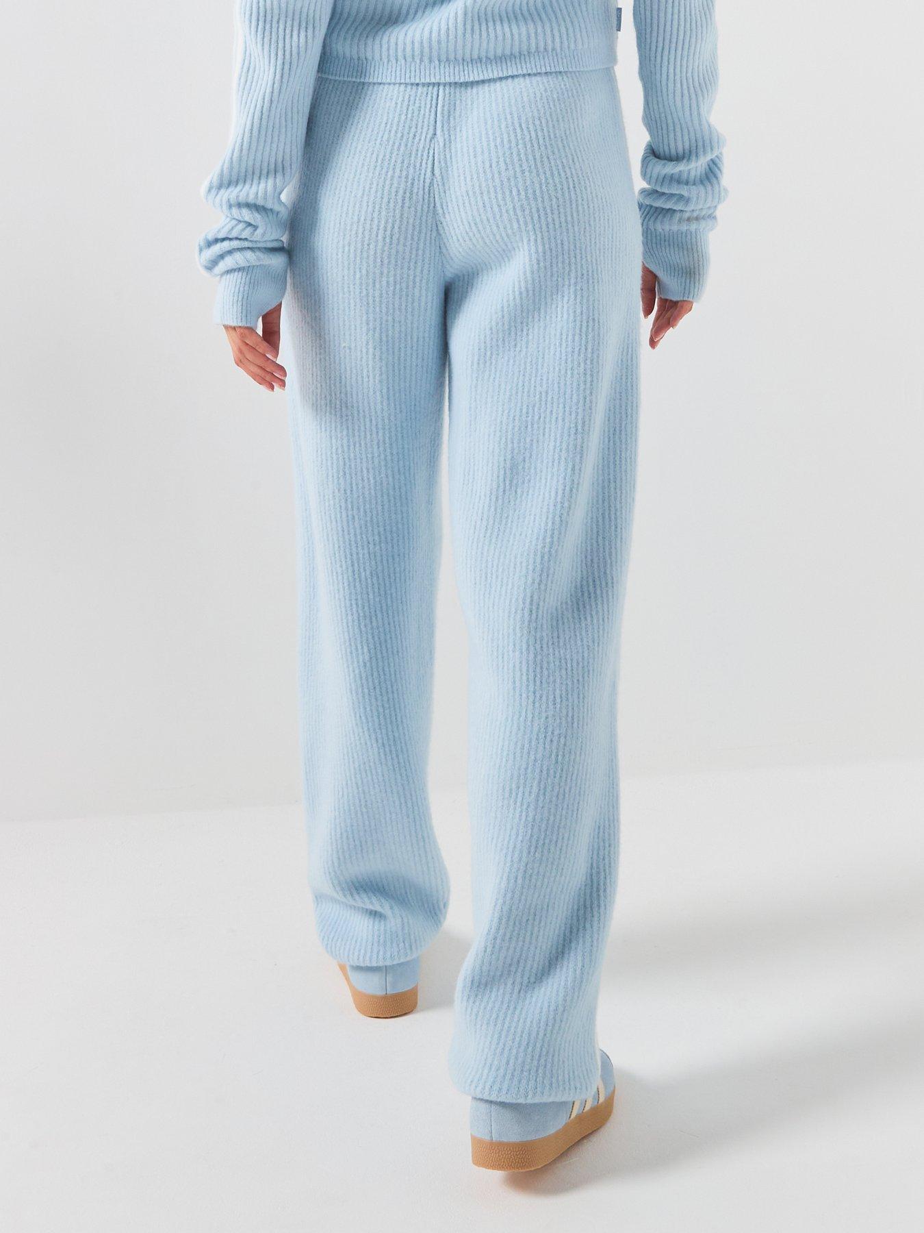 Image 2 of 6 of adidas Originals Womens Knit Pants - Blue