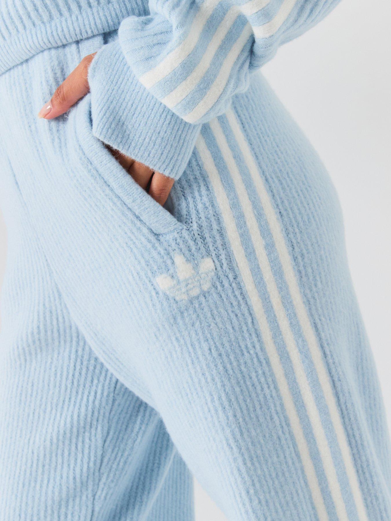 Image 4 of 6 of adidas Originals Womens Knit Pants - Blue
