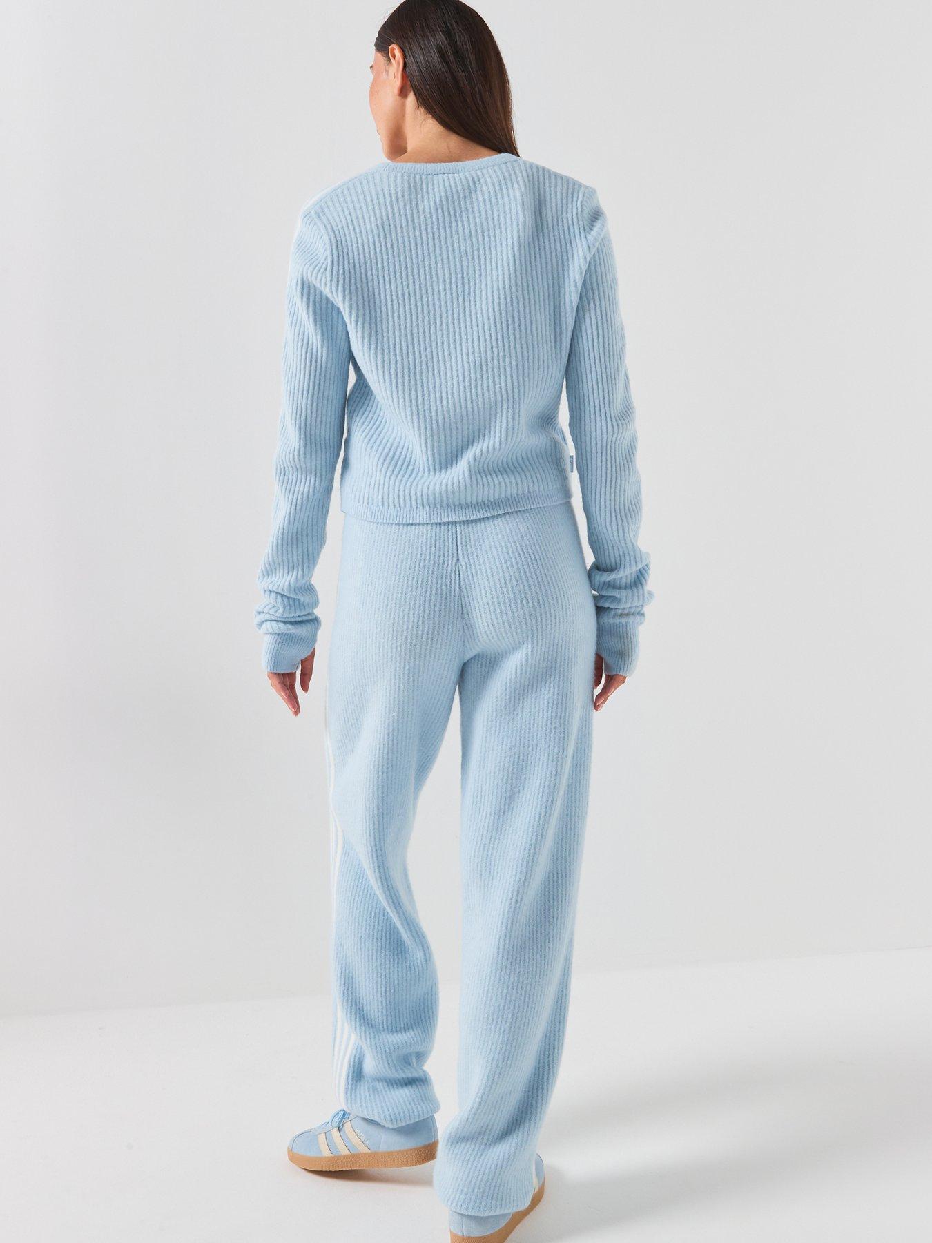 Image 5 of 6 of adidas Originals Womens Knit Pants - Blue