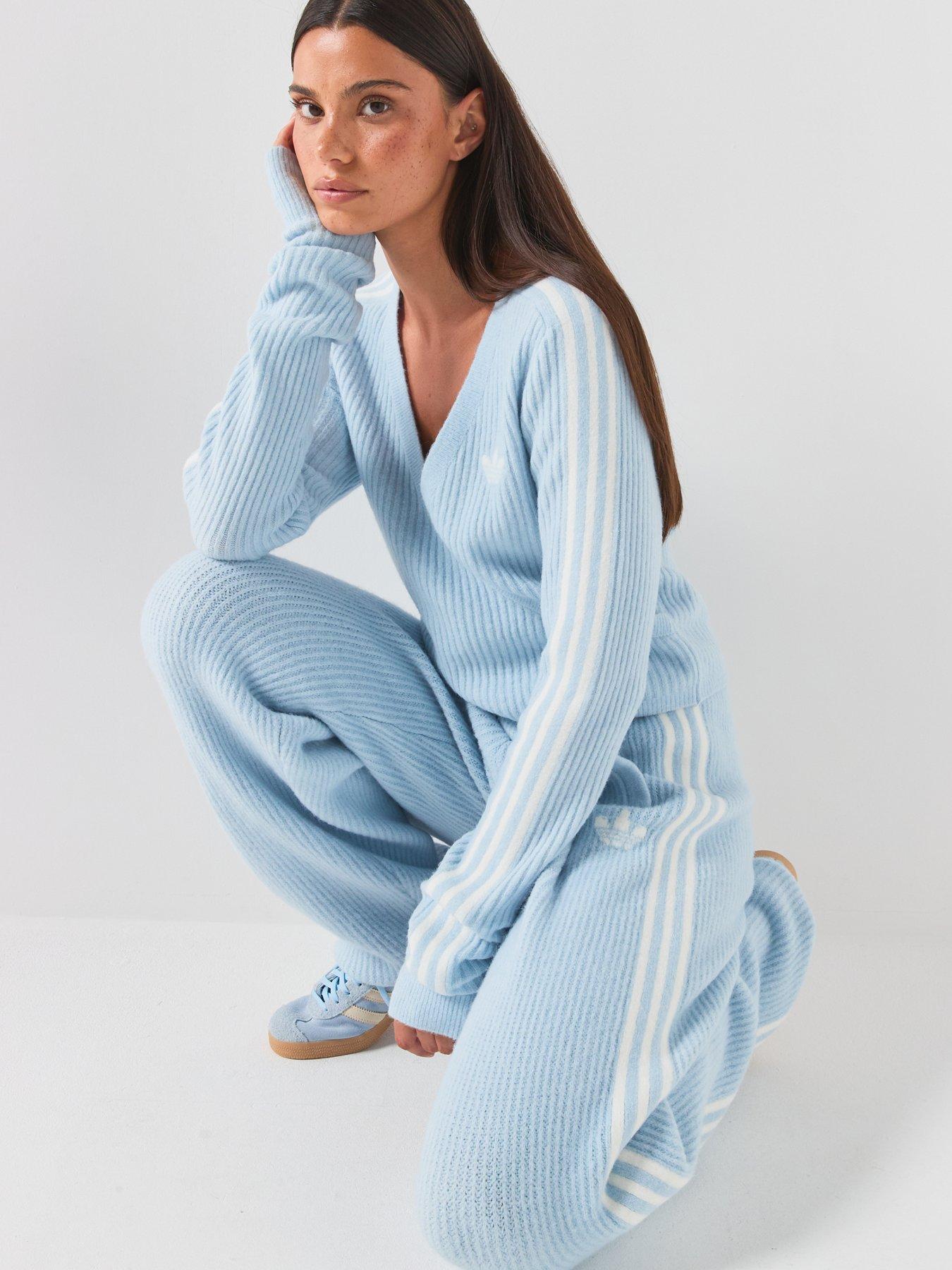Image 6 of 6 of adidas Originals Womens Knit Pants - Blue