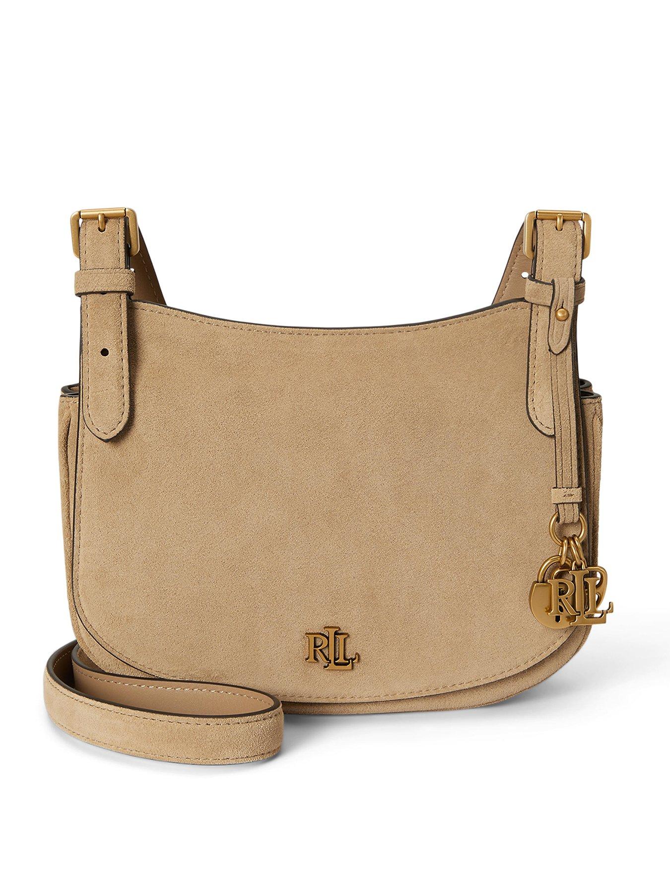 Lauren by Ralph Lauren Small Cross Body Bag, Beige, Women