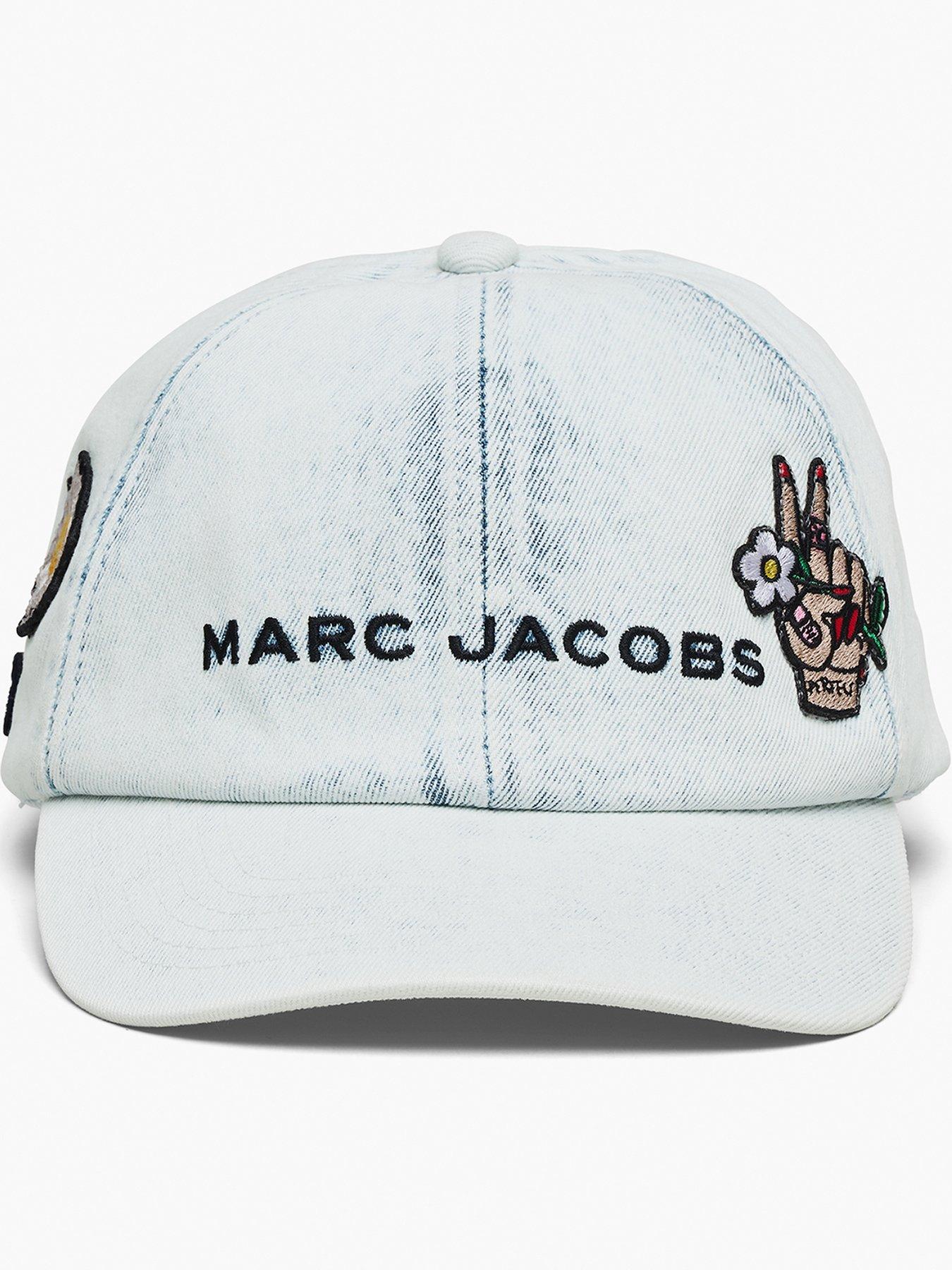 MARC JACOBS Tattoo Patch Denim Cap - Blue