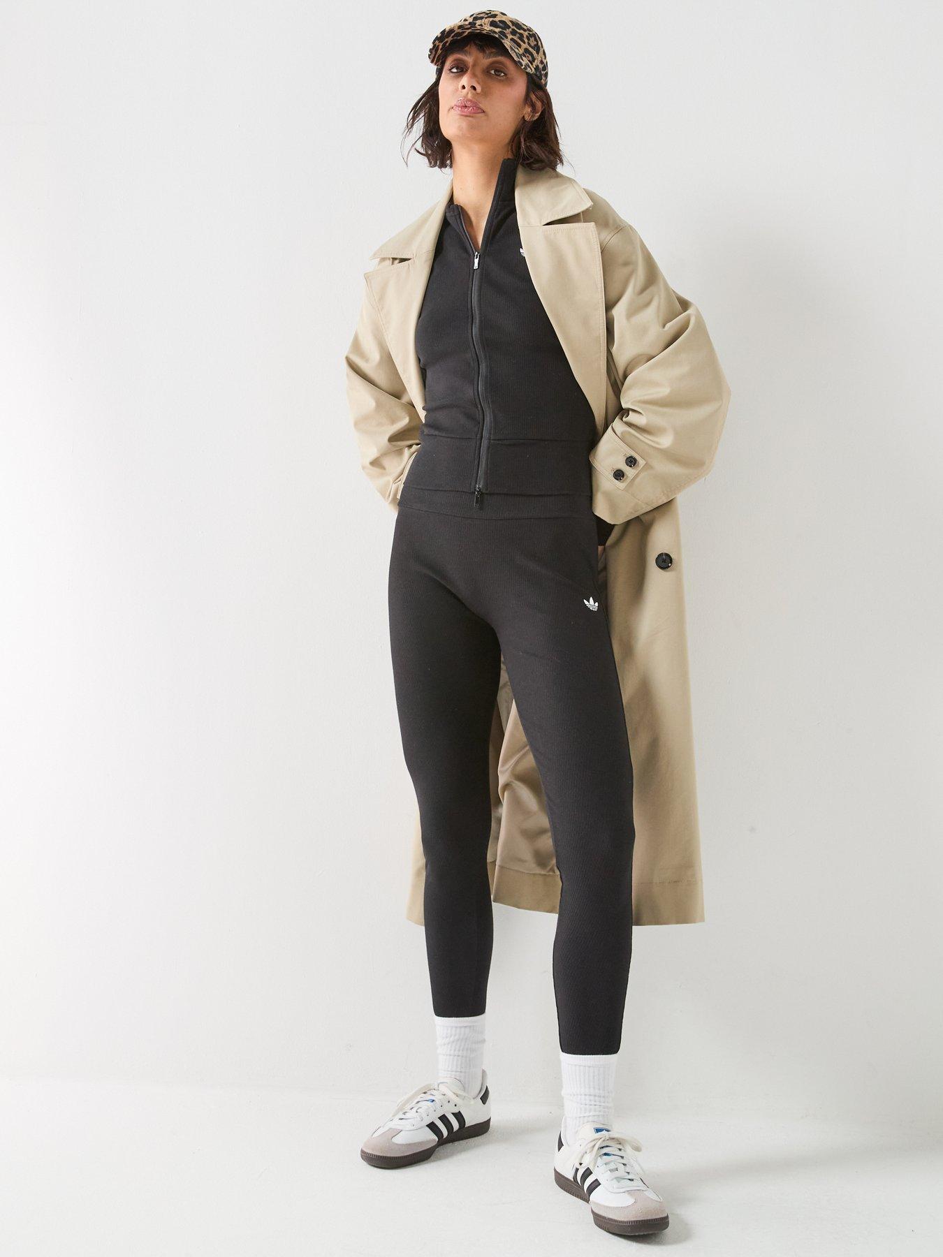 Image 3 of 6 of adidas Originals Women's Essentials Rib Tracktop - Black