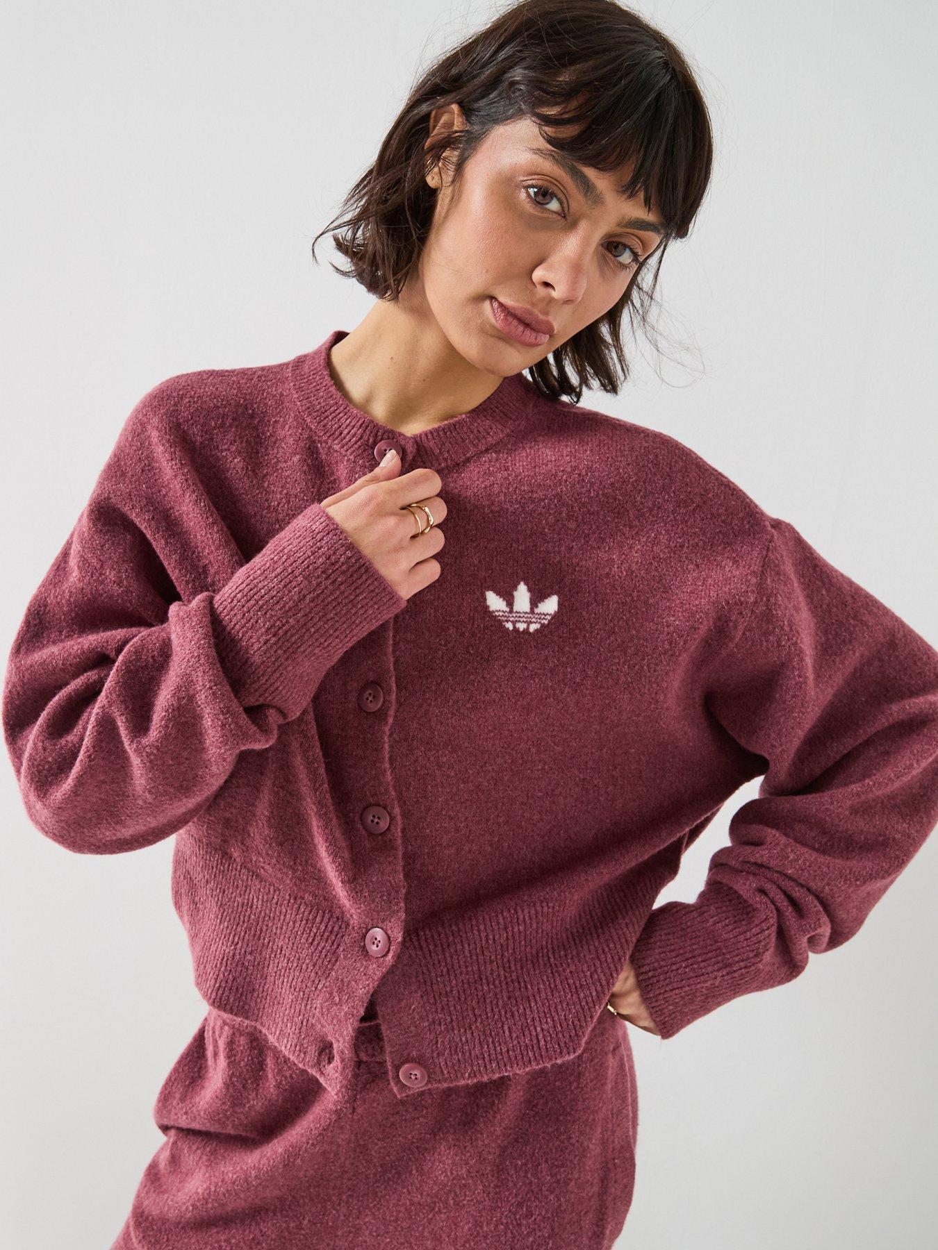 Image 1 of 6 of adidas Originals Womens Essentials Cardigan - Brown