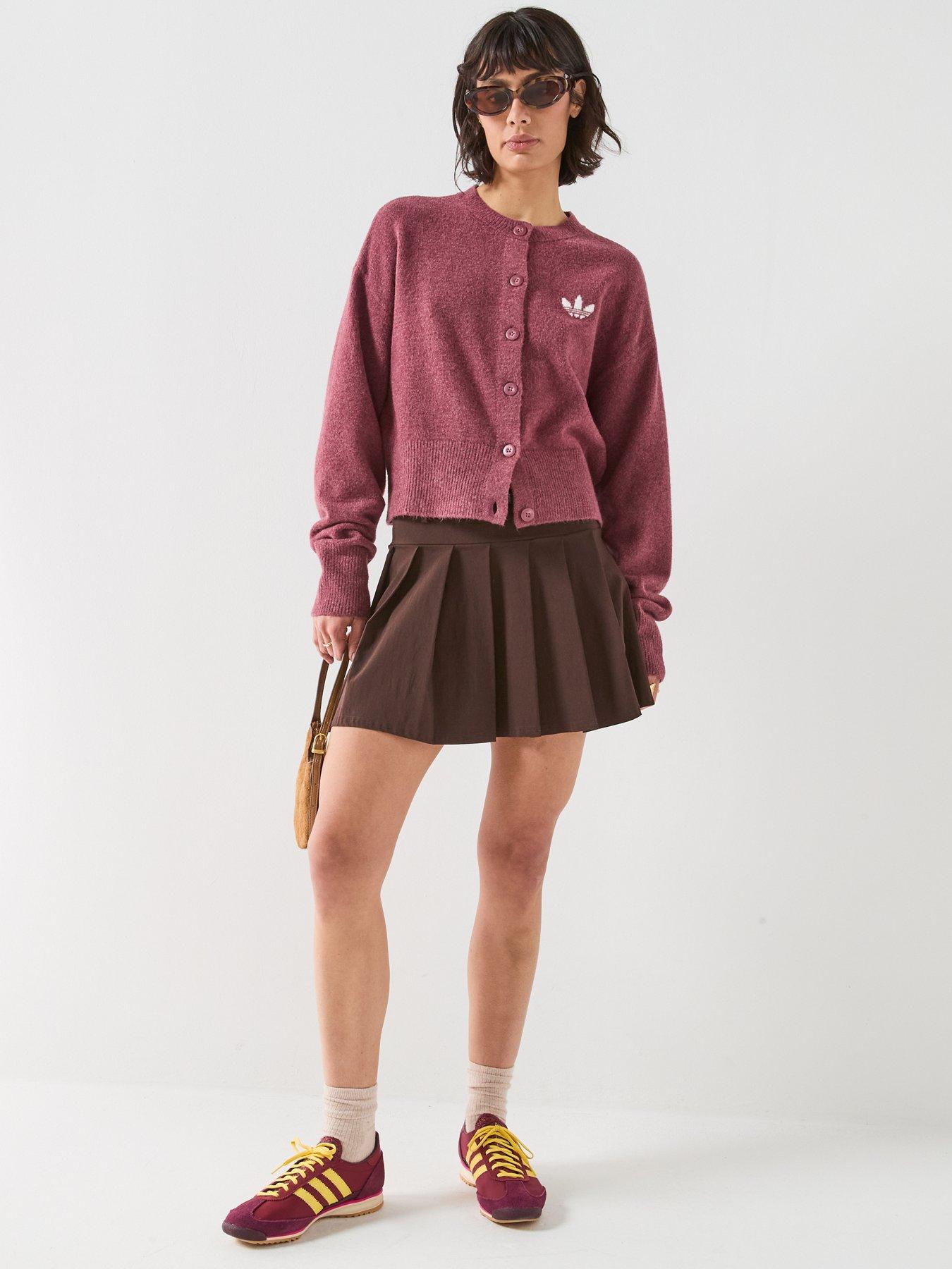 Image 6 of 6 of adidas Originals Womens Essentials Cardigan - Brown