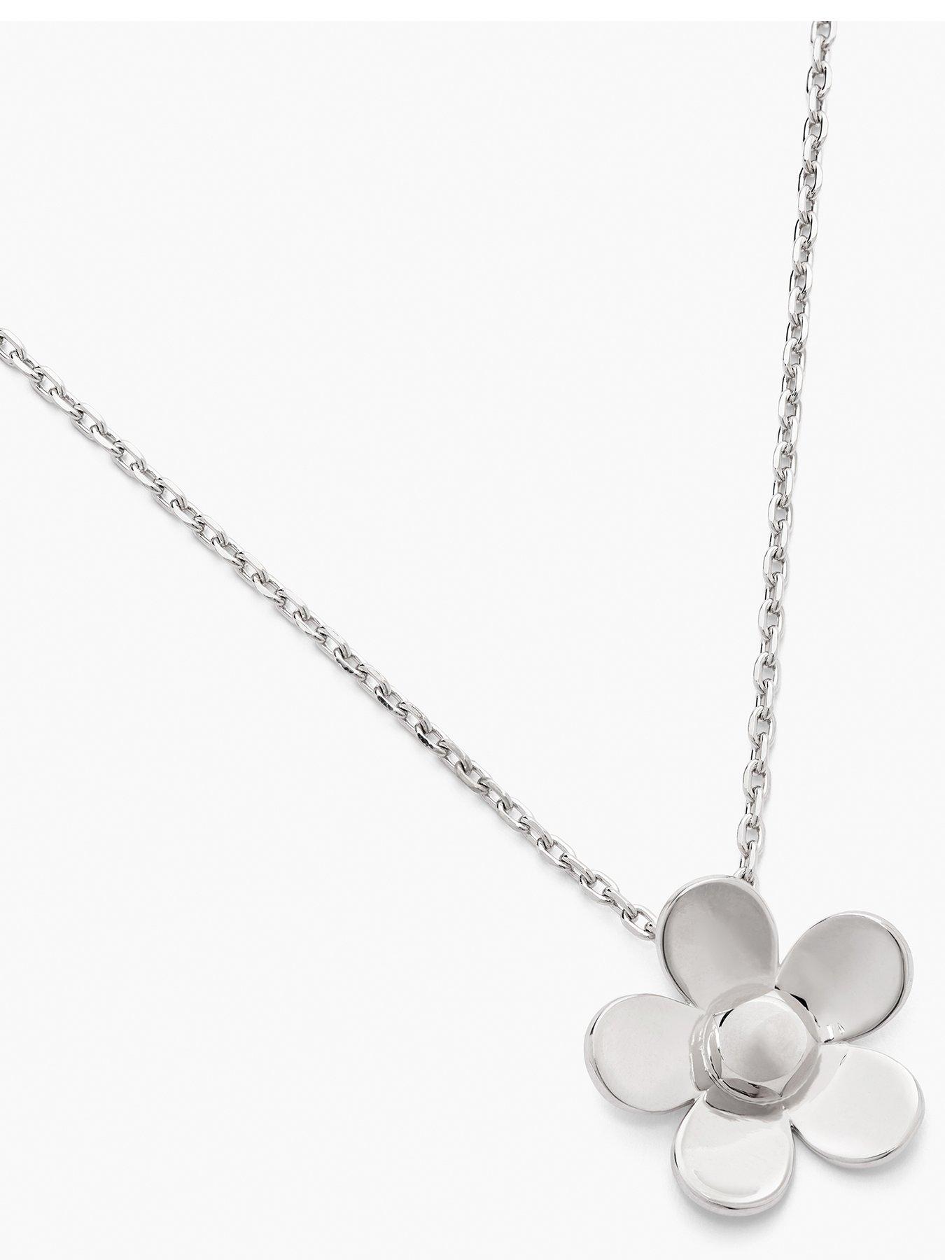 Image 3 of 4 of MARC JACOBS Mini Daisy Pendant Necklace - Silver