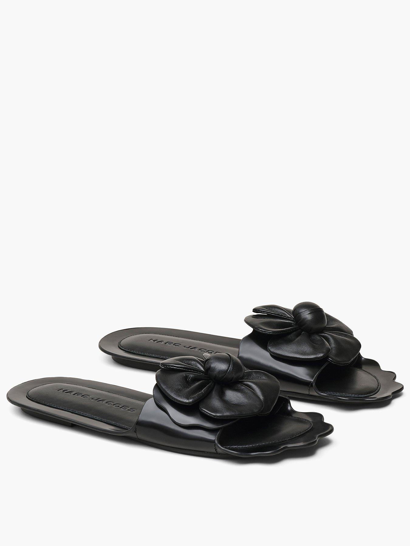 MARC JACOBS The Daisy Sandal - Black