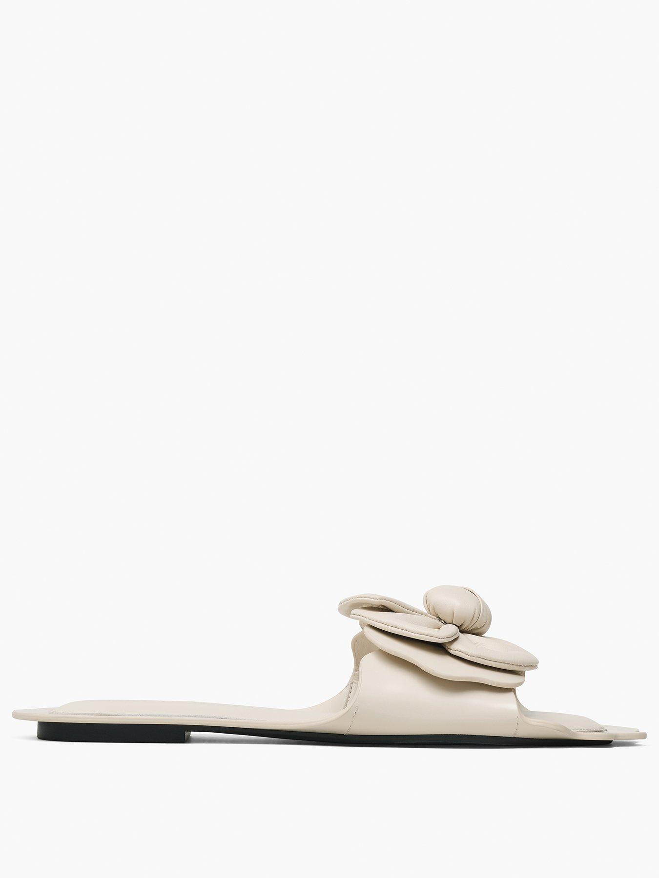 Image 2 of 4 of MARC JACOBS The Daisy Sandals - White
